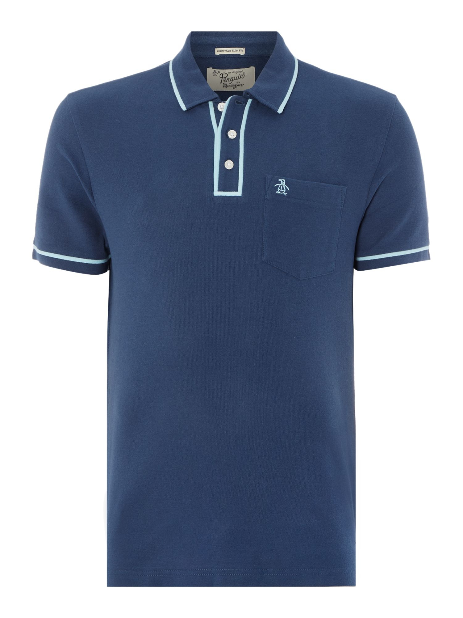  Original  Penguin Cotton Short Sleeve Earl Polo  Shirt  in 