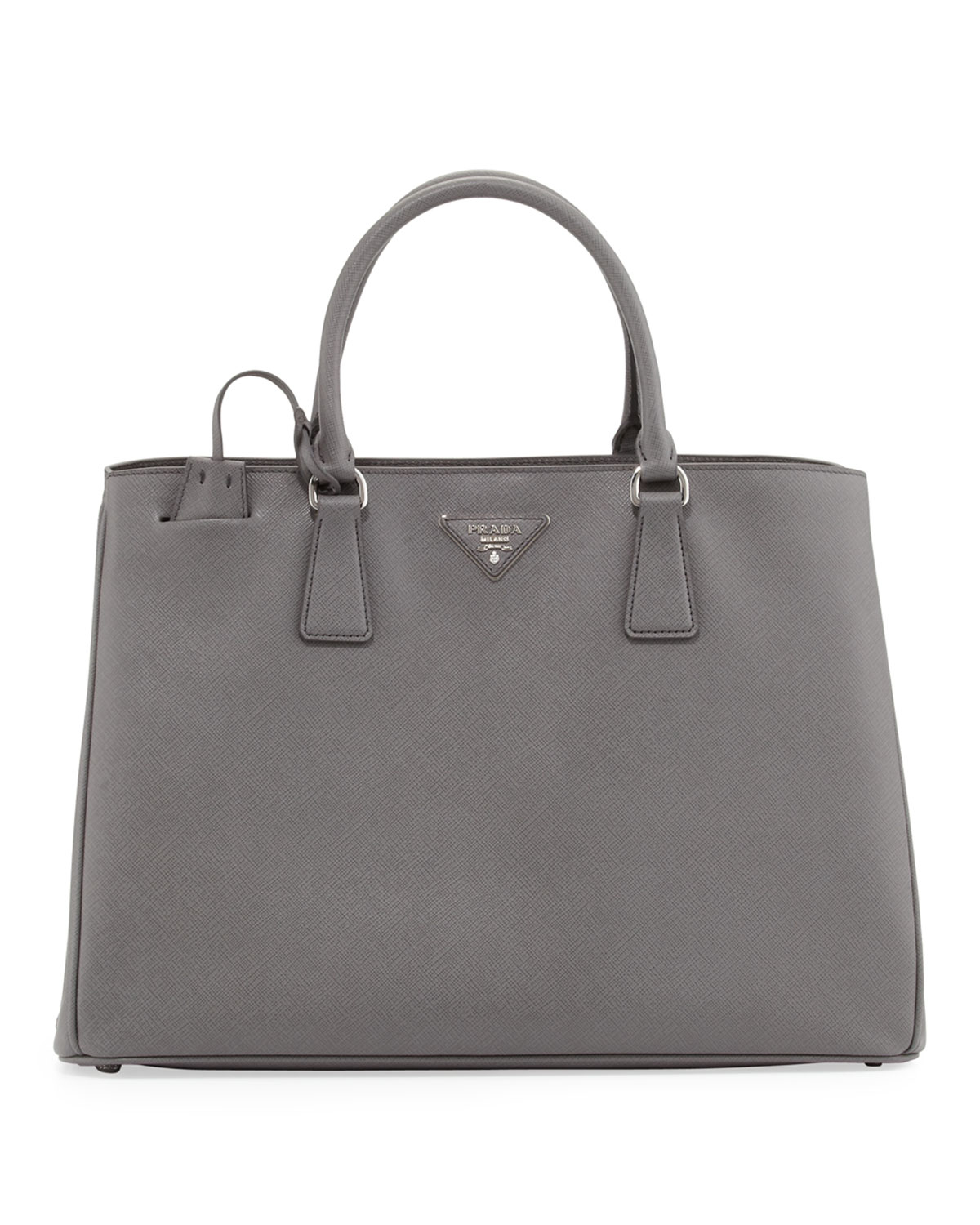 Prada Grey Leather Tote Bag | IUCN Water