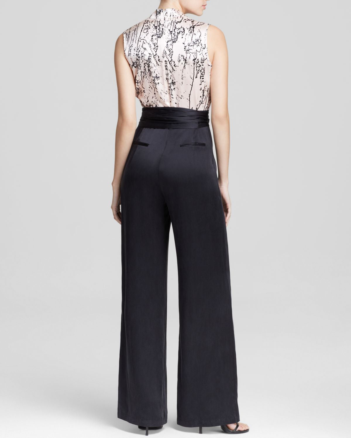 catherine malandrino jumpsuit marion wide leg in black catherine malandrino jumpsuit marion wide leg in black