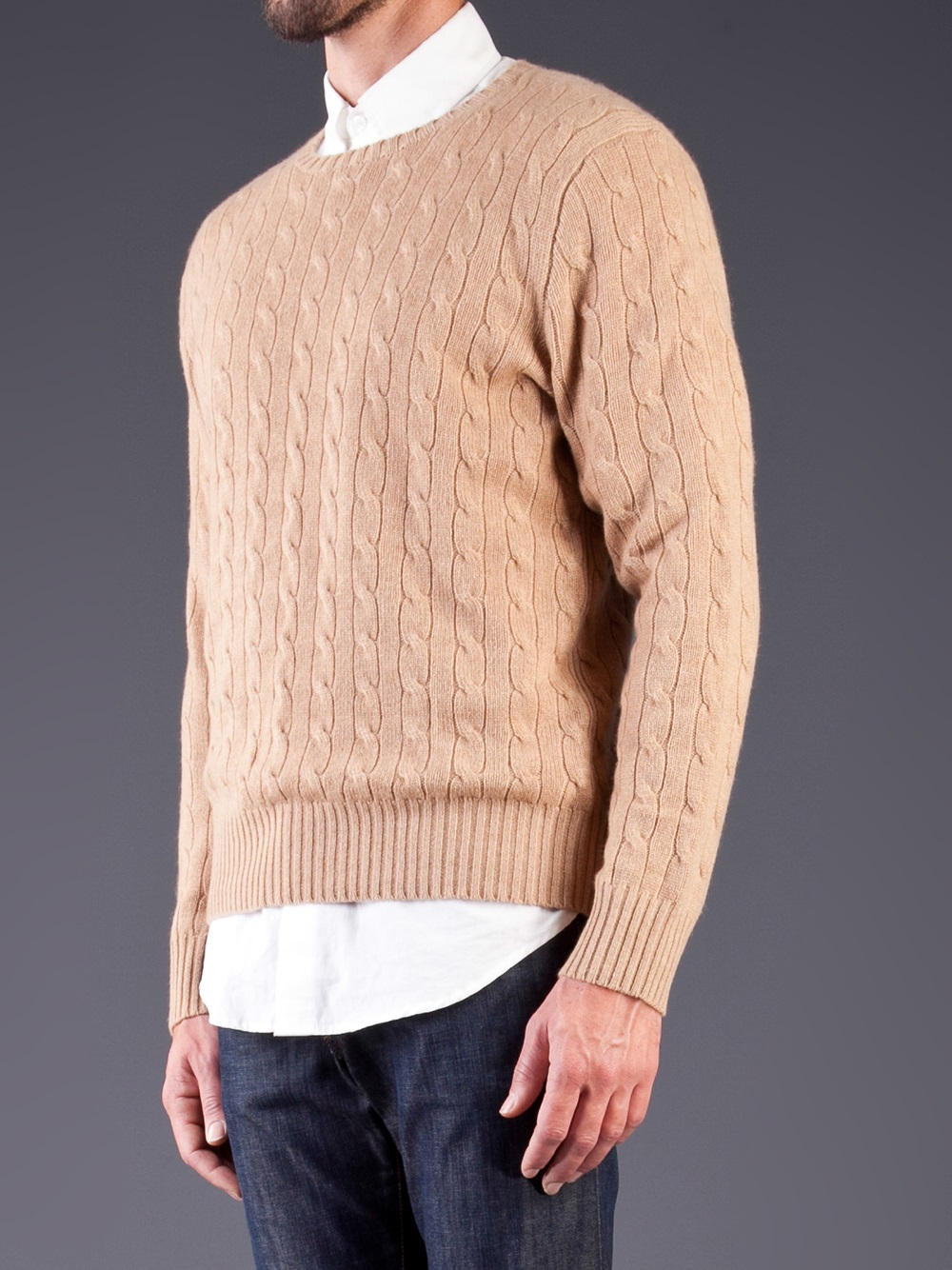 ralph lauren sweater brown