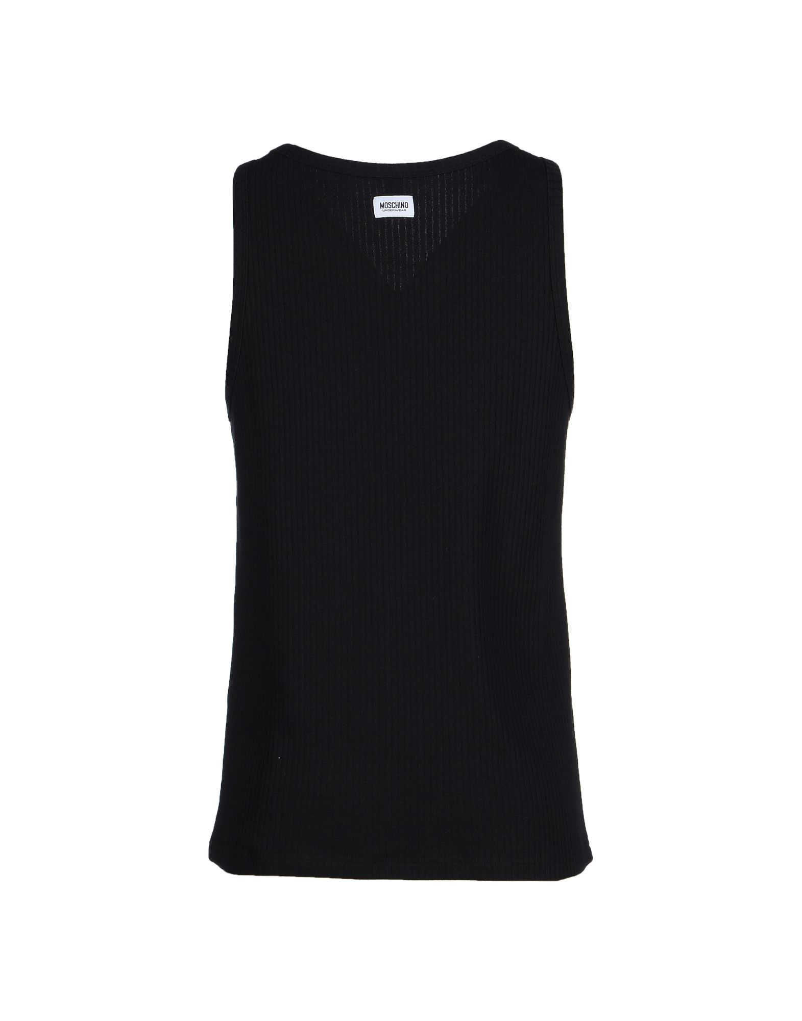 Lyst - Moschino Sleeveless Undershirt in Black for Men