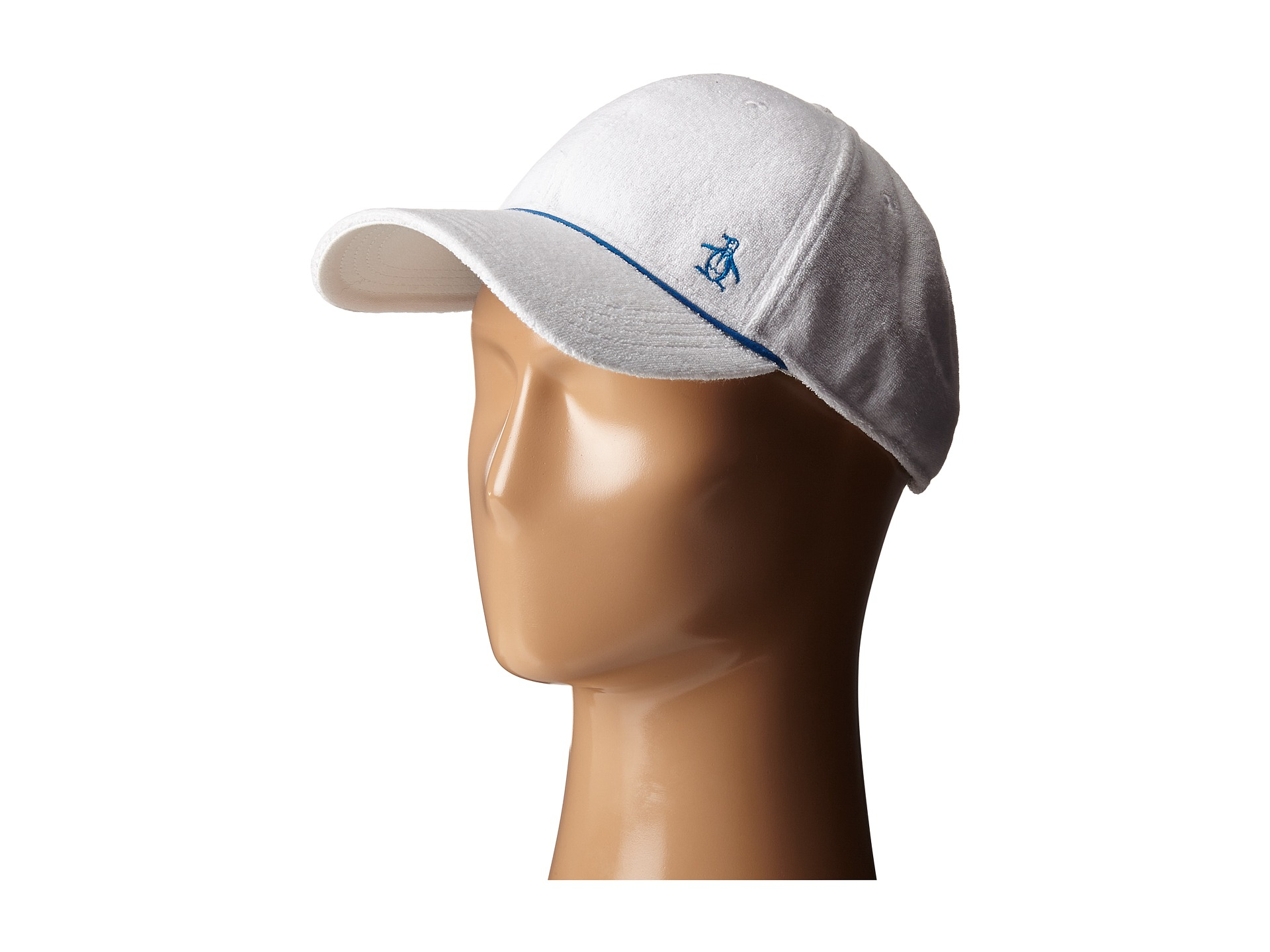Lyst Original Penguin Terry Cloth Baseball Cap in White for Men