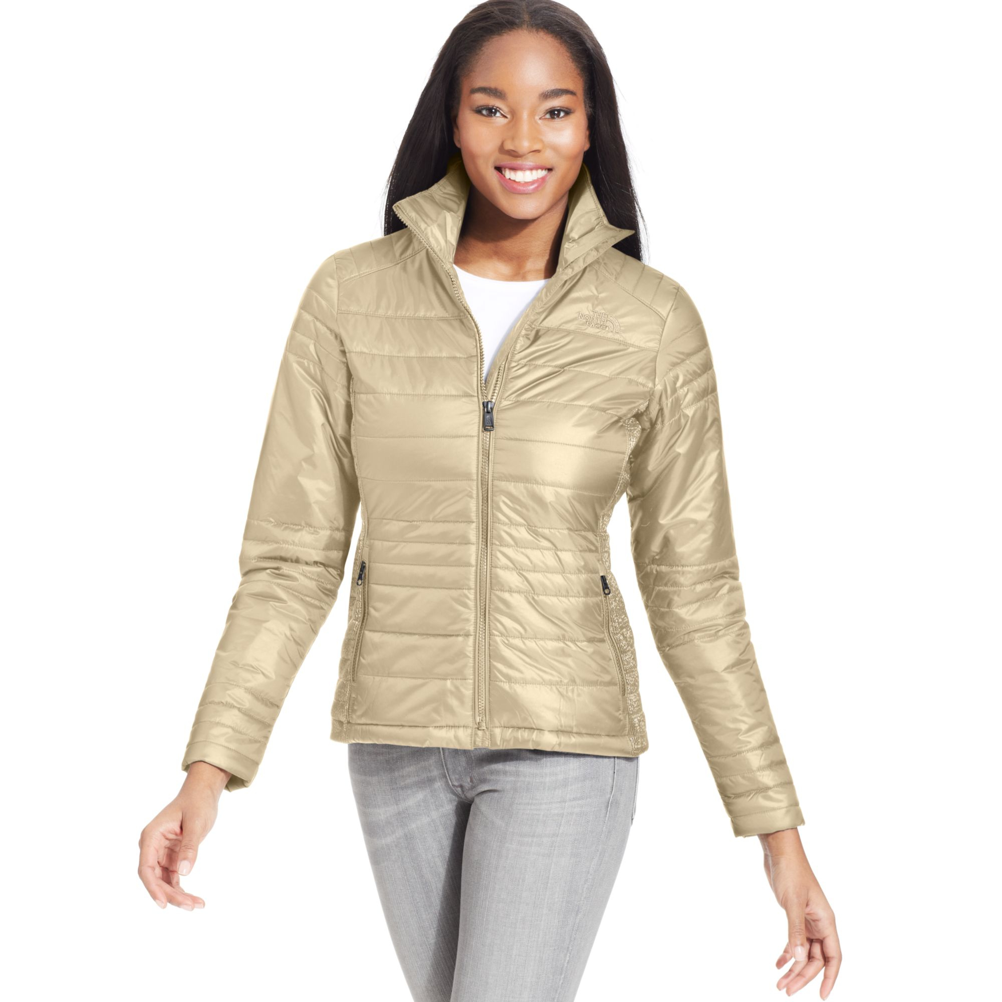 The North Face Aleycia Puffer Jacket in Metallic - Lyst