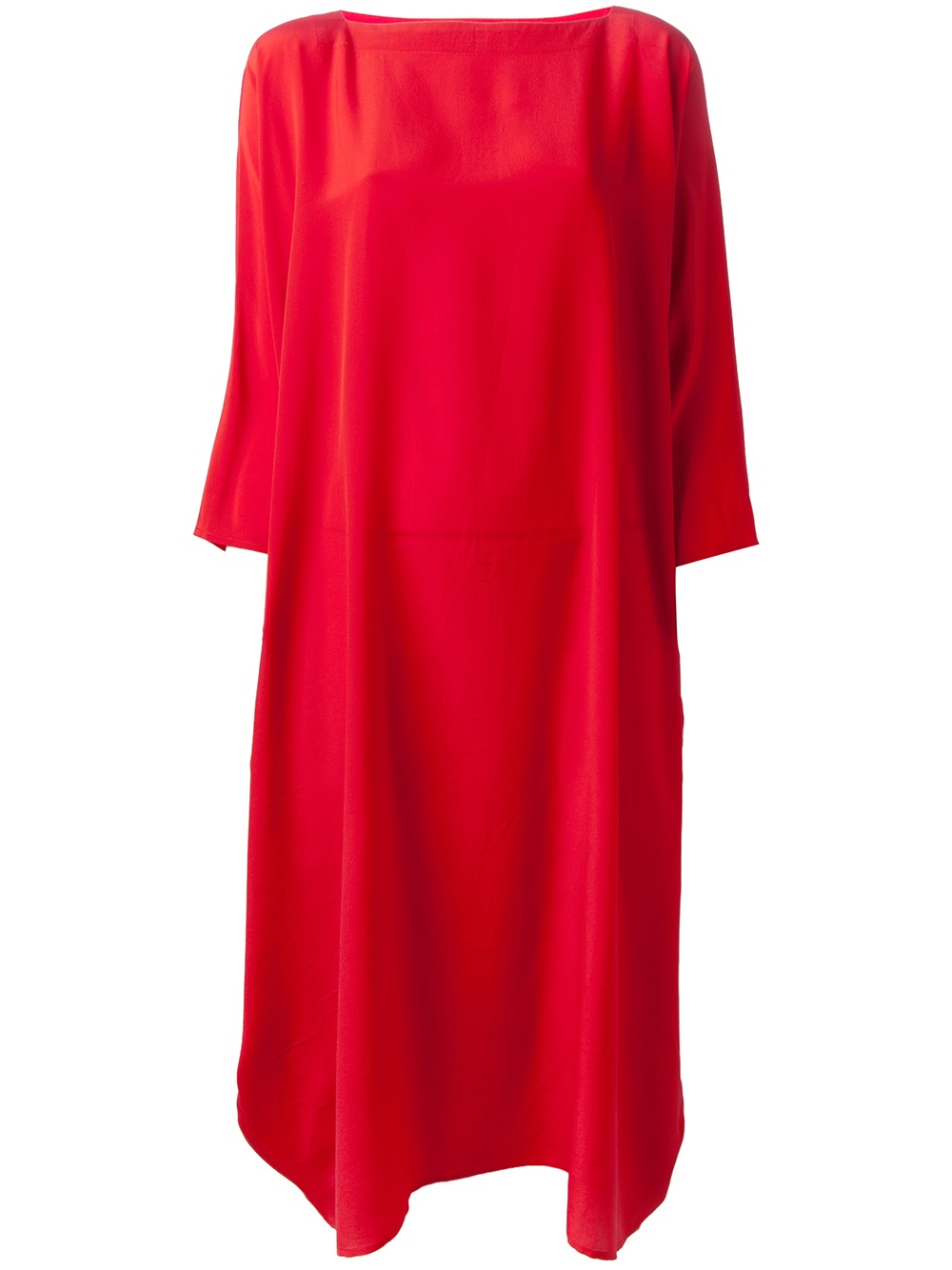 Lyst - Daniela Gregis Boxy Jersey Dress in Red