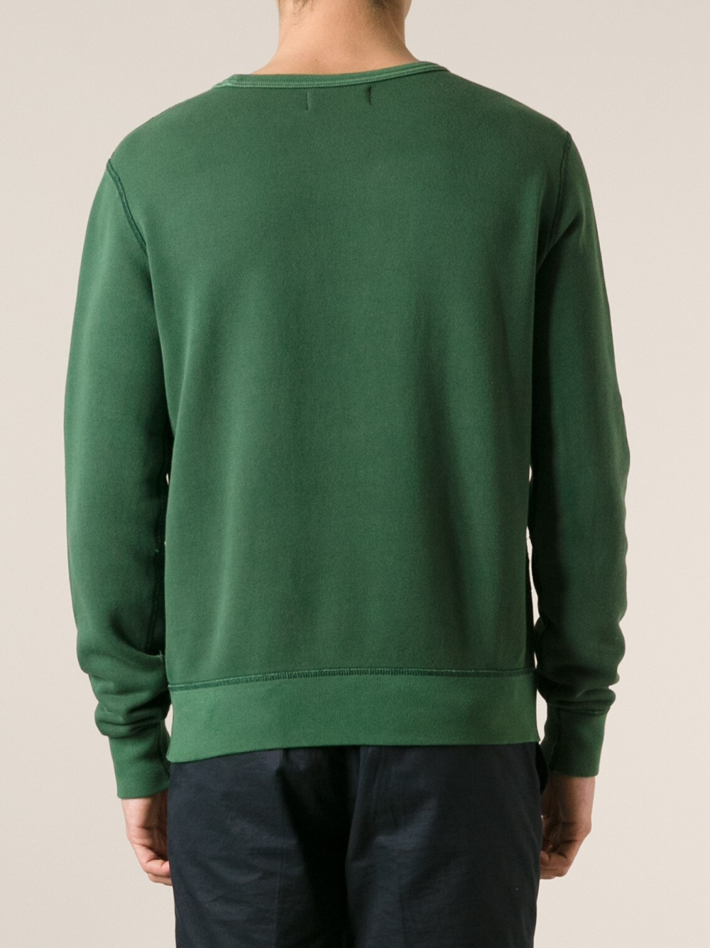 Lyst - Polo Ralph Lauren Printed Sweatshirt in Green for Men