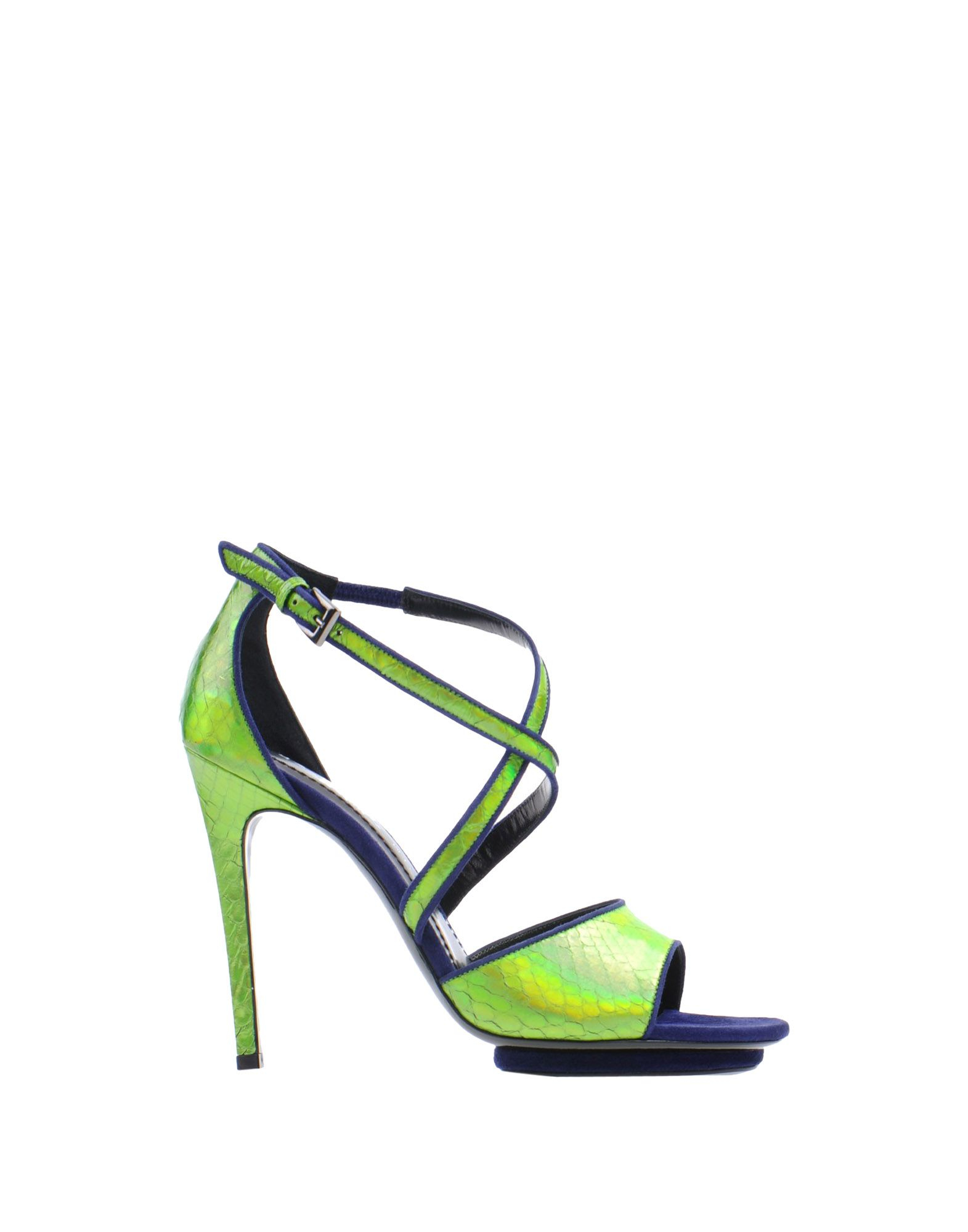 Barbara Bui Platform Sandals in Green (Light green) | Lyst
