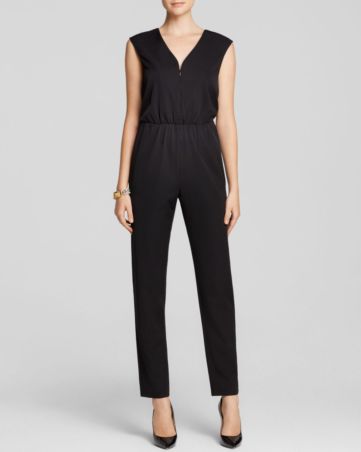 Black zip jumpsuit