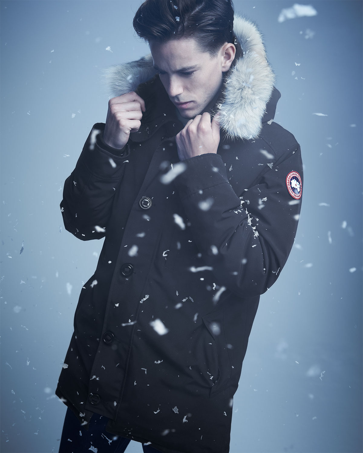 Canada Goose chateau parka sale price - Canada goose Chateau Arctic-tech Parka With Fur Hood in Black for ...
