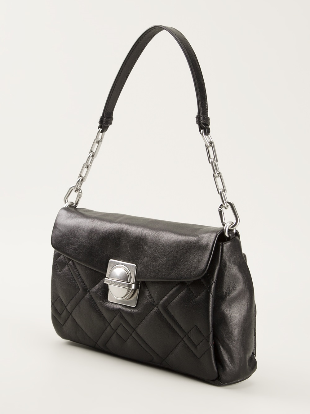 Marc By Marc Jacobs Circle in Square Shoulder Bag in Black | Lyst