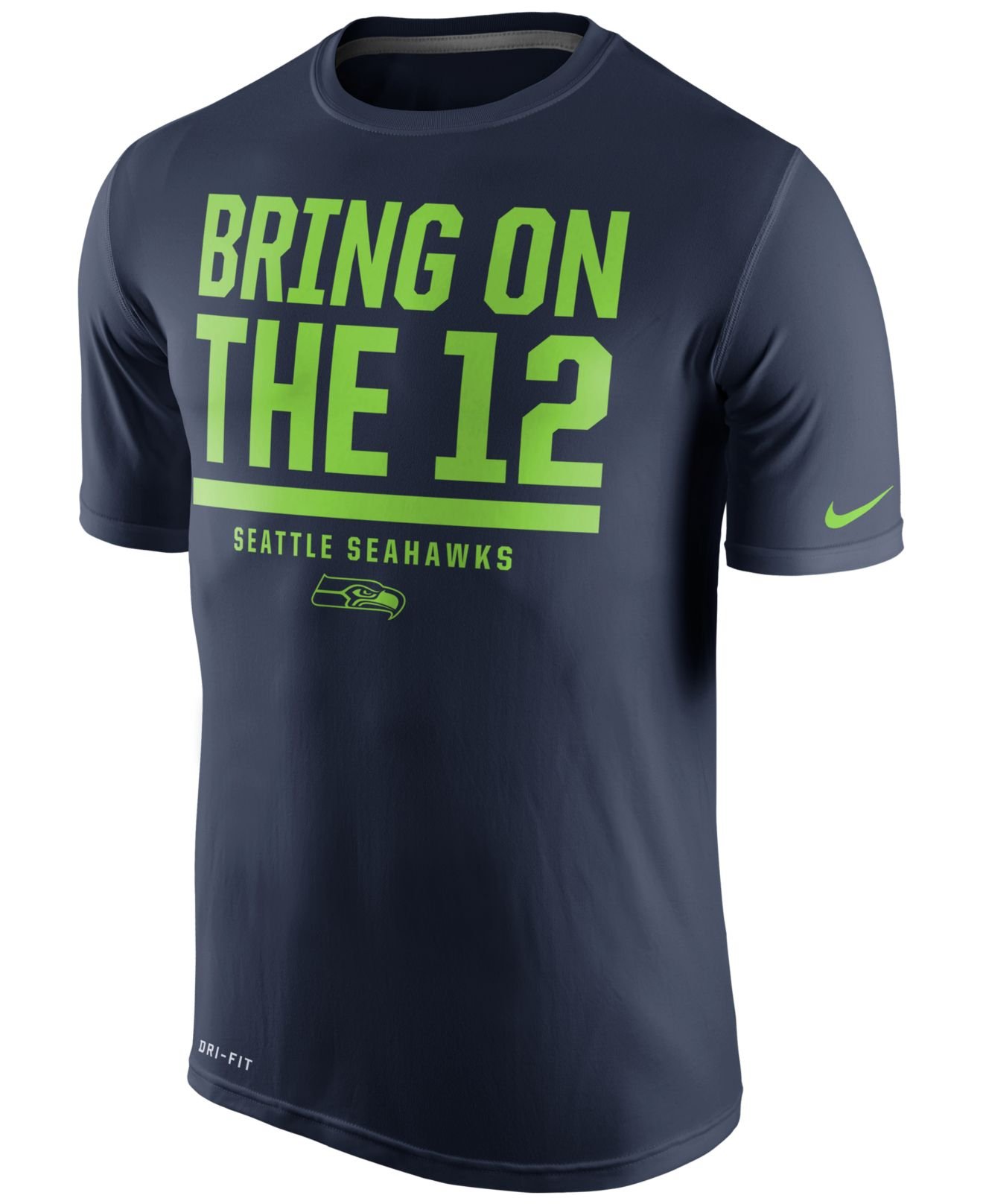 Lyst Nike Mens Seattle Seahawks Local Legend Verbiage T Shirt In Blue For Men 3666