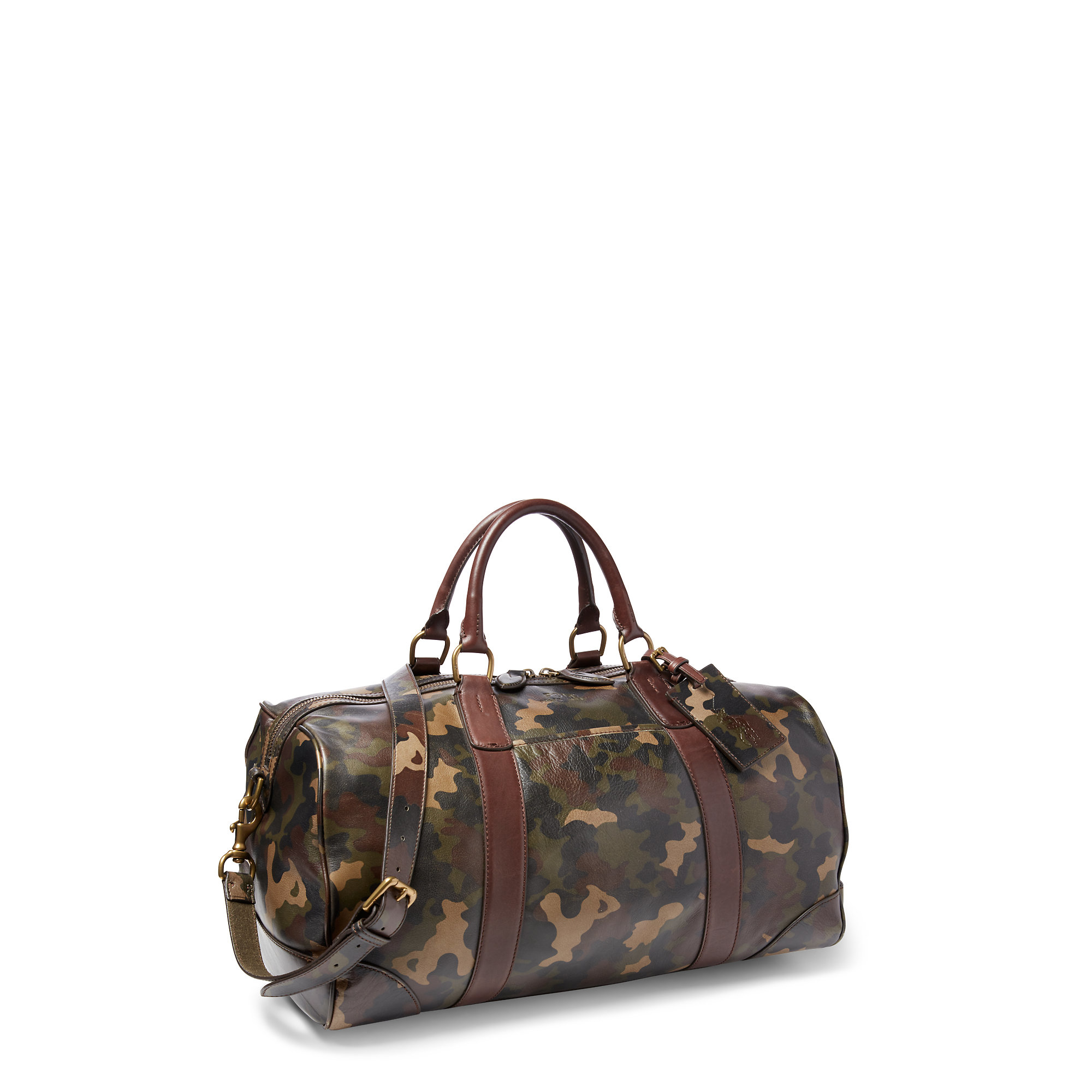 ralph lauren camo tote bag