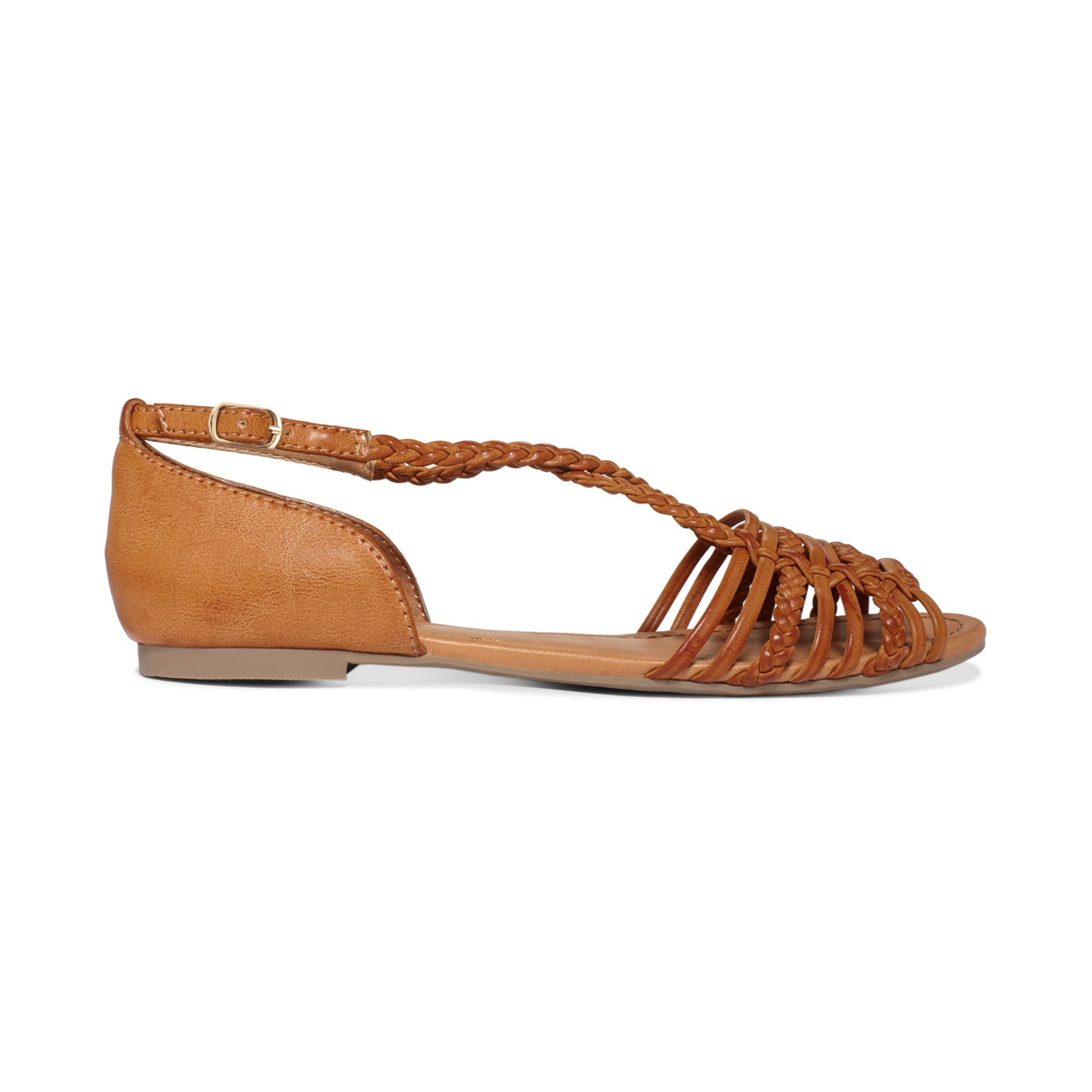 Report Cristina Flat Sandals in Brown | Lyst