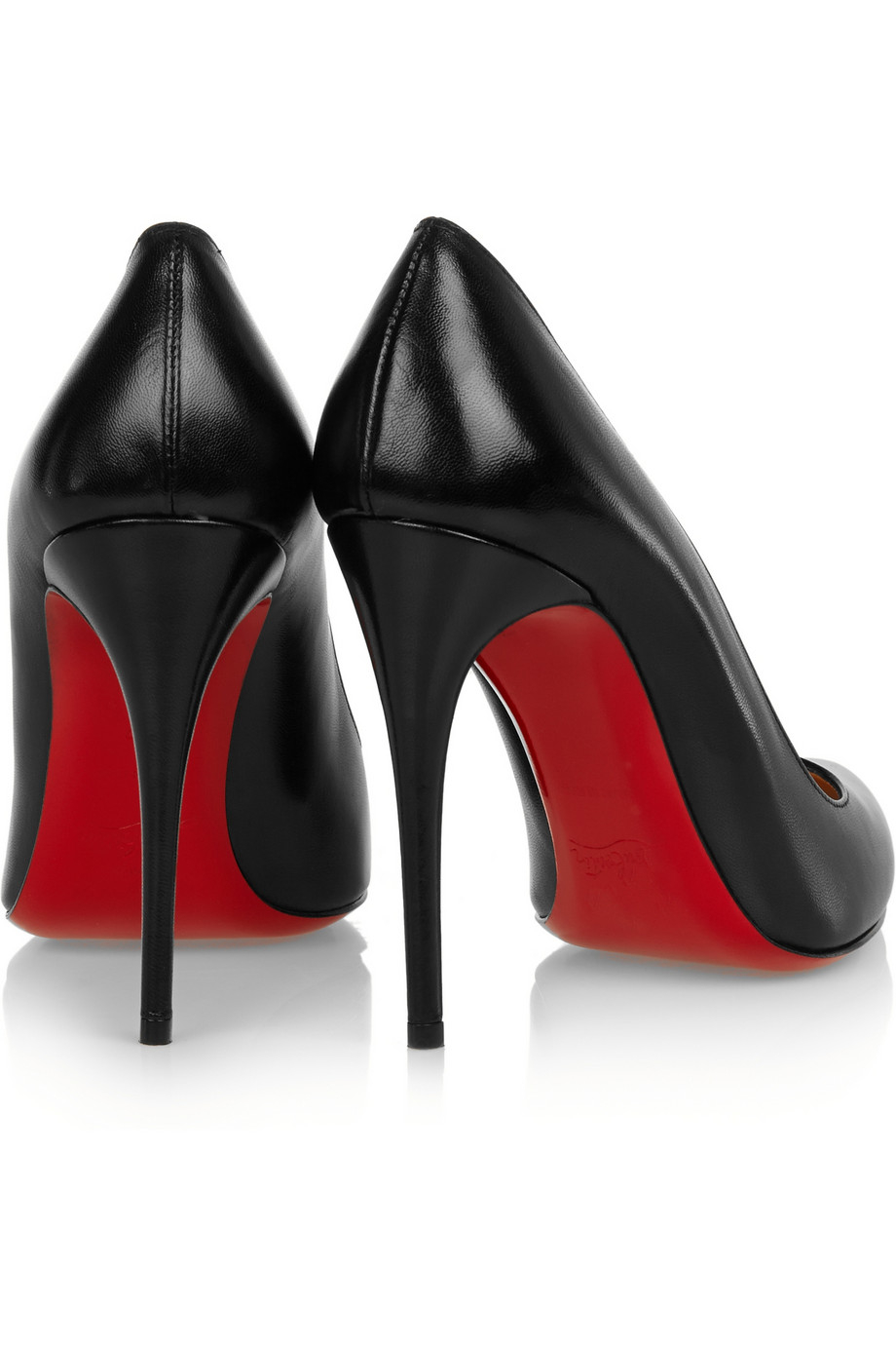 Christian Louboutin Hi Elisa 100 Leather Pumps in Black - Lyst