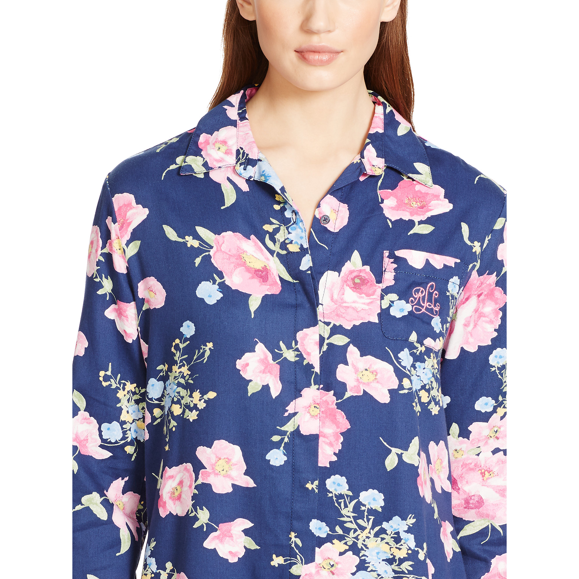 floral sleep shirt