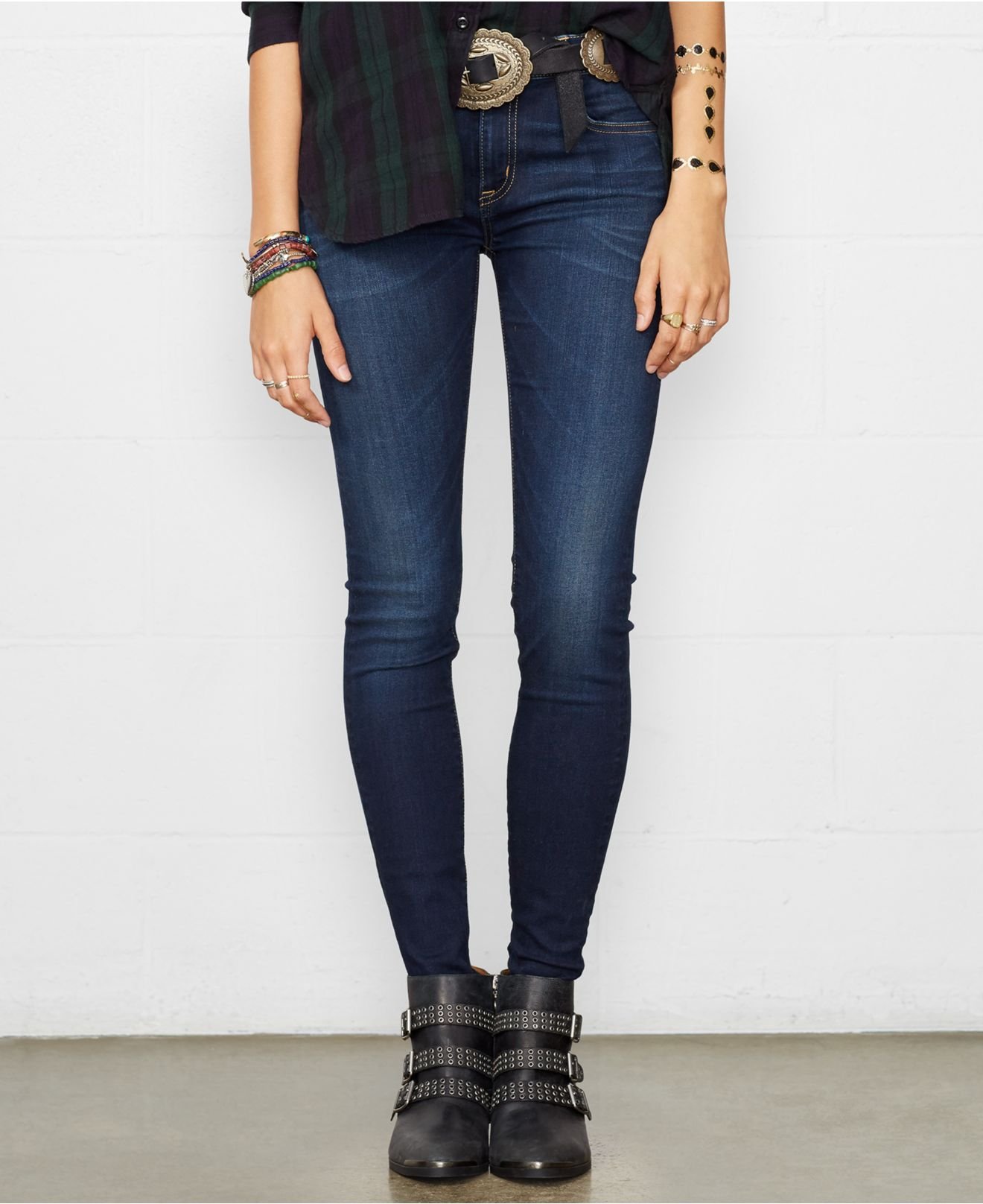 Denim And Supply Ralph Lauren Super Skinny Jeans In Blue Lyst 1757