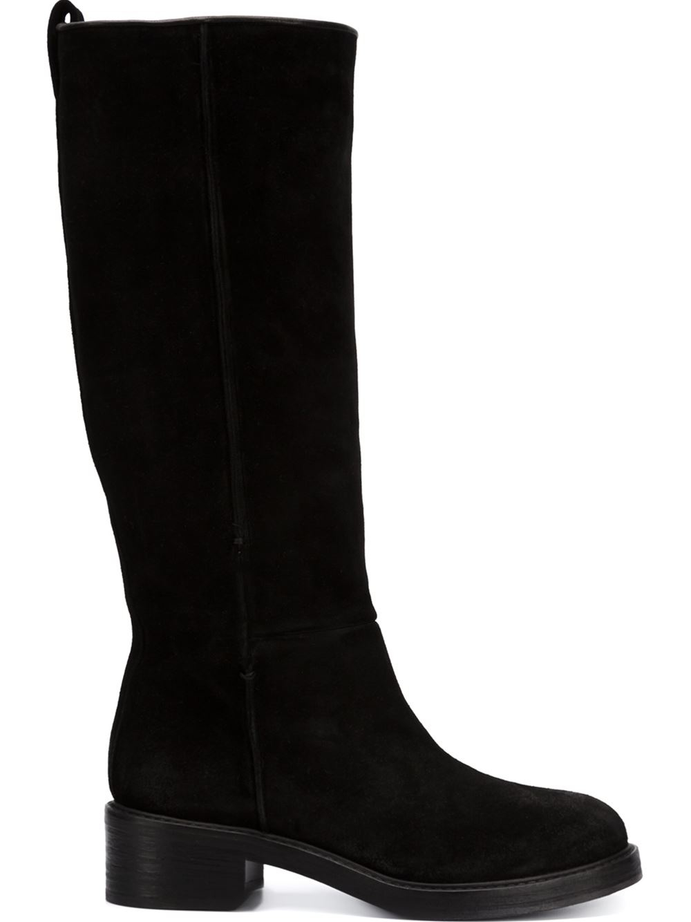 Alberto fermani Knee Length Boots in Black | Lyst