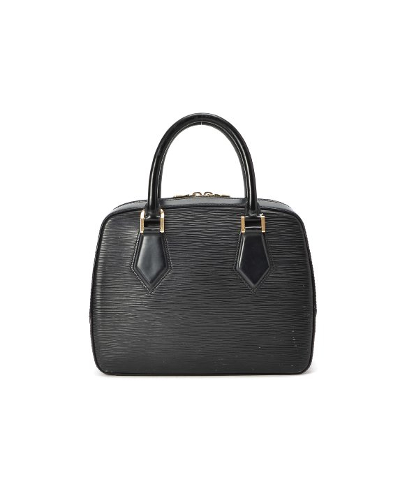 Louis Vuitton Preowned Black Epi Leather Sablon Top Handle Bag in Black ...
