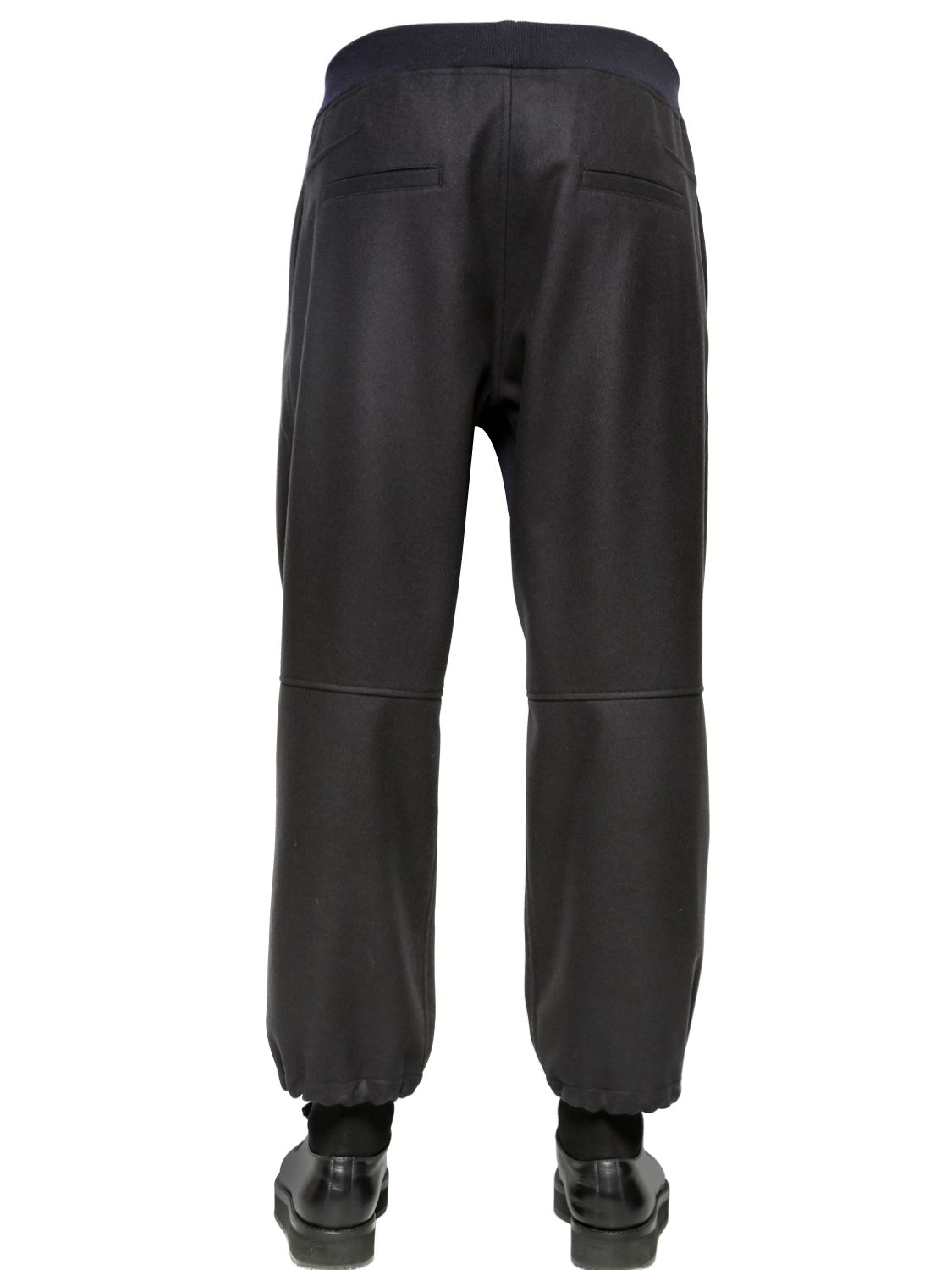wool jogging pants