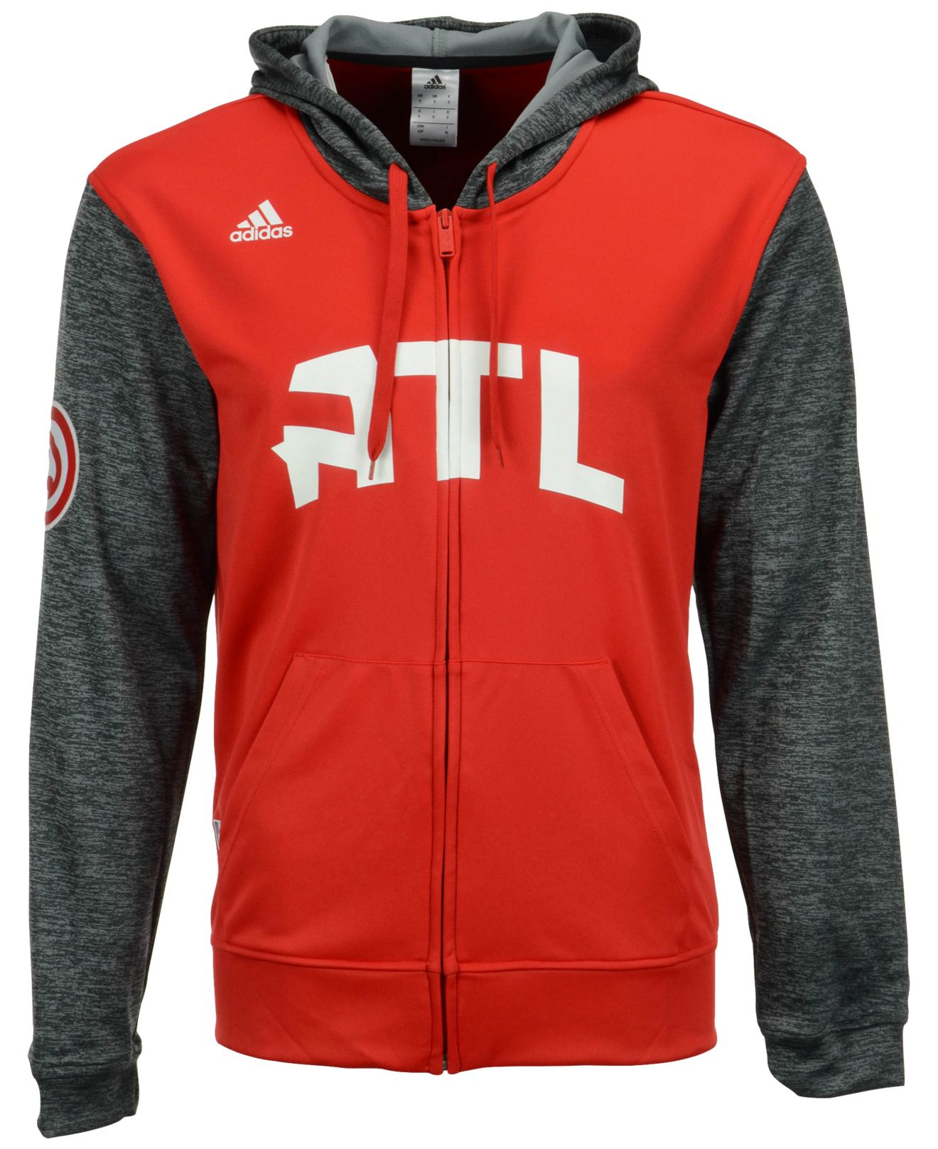 Adidas Men's Atlanta Hawks Pre Game Full-zip Jacket in Red for Men (Red