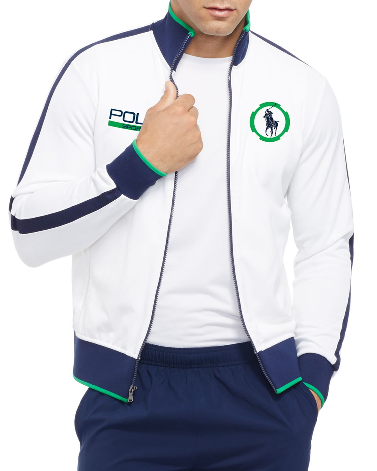 The Wimbledon Online Shop ︳ Polo Ralph Lauren Men's Double-Knit Track Jacket  - Multi