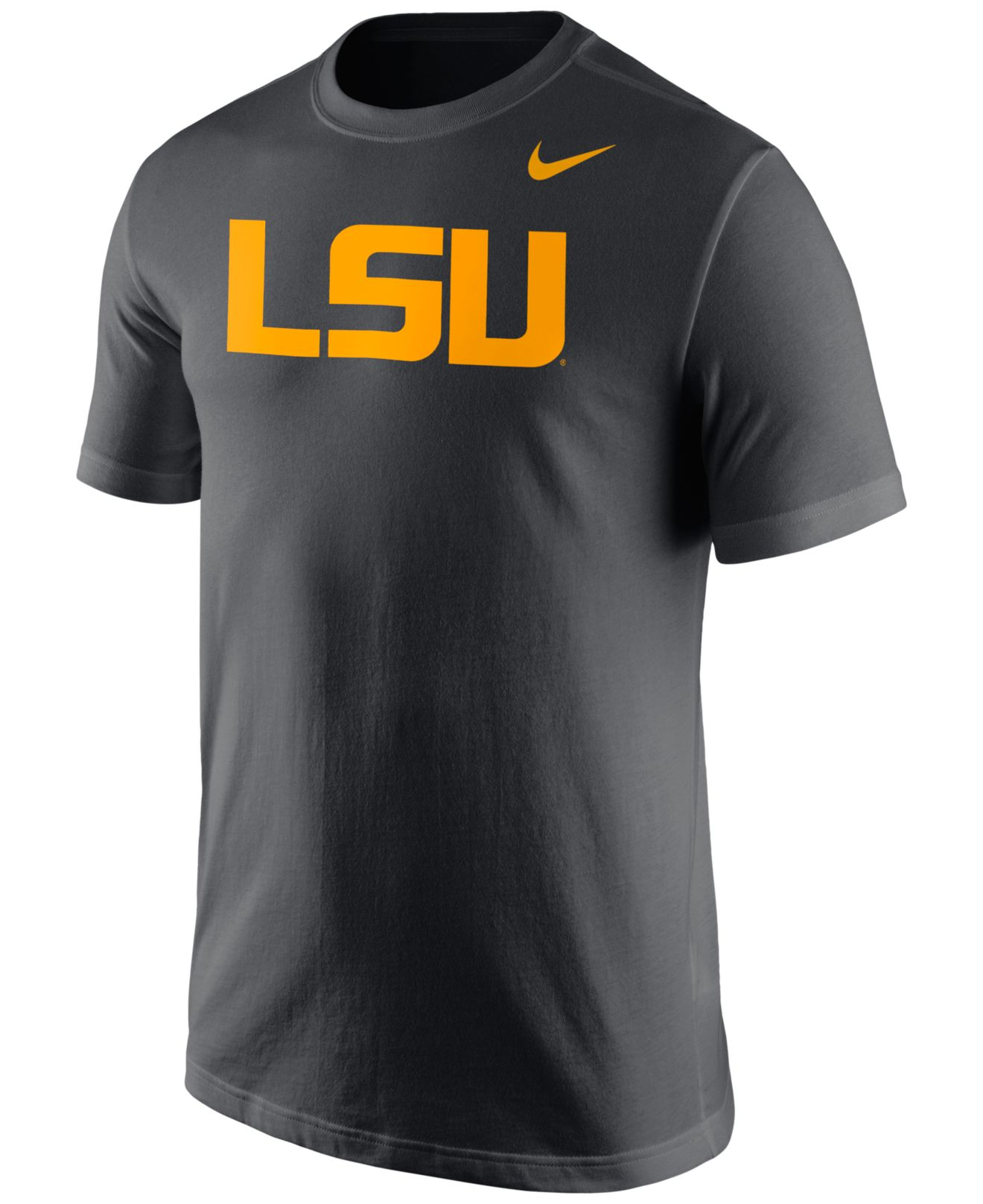 Lyst - Nike Men's Lsu Tigers Wordmark T-shirt in Gray for Men
