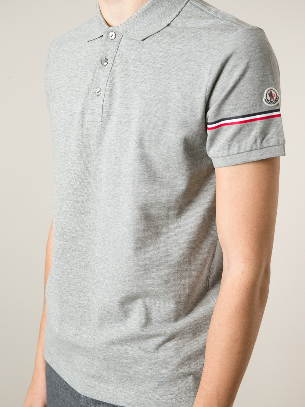 moncler grey polo moncler grey polo