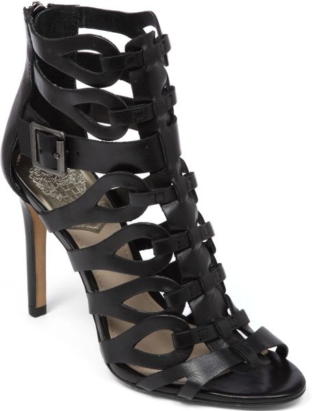 Vince Camuto Ombre Gladiator High Heel Sandals in Black | Lyst