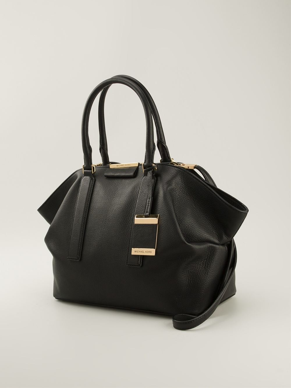 Michael kors Large &#39;lexi&#39; Tote Bag in Black | Lyst