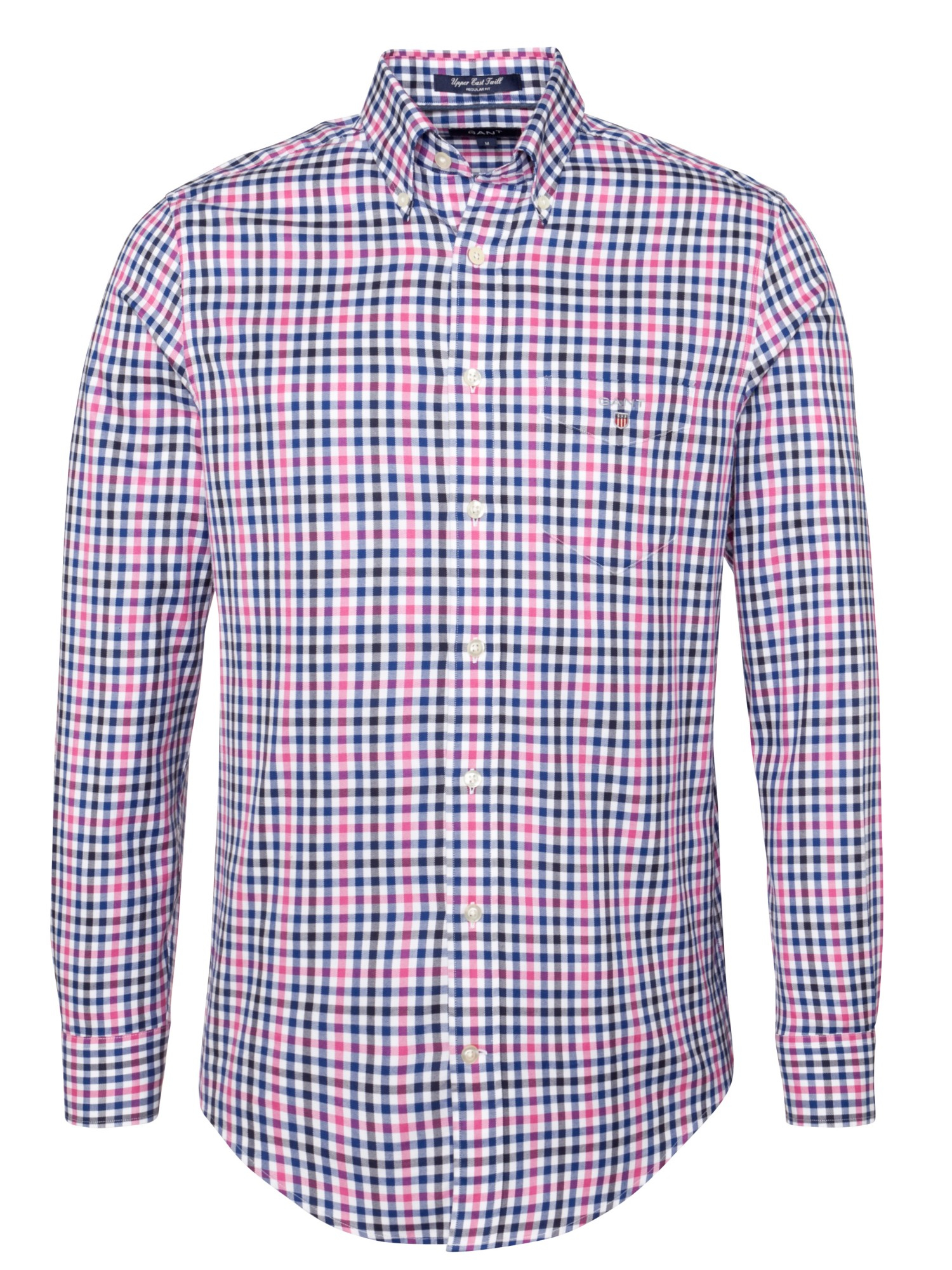 Gant Gingham Twill Classic Shirt in Pink for Men (Lobster) | Lyst