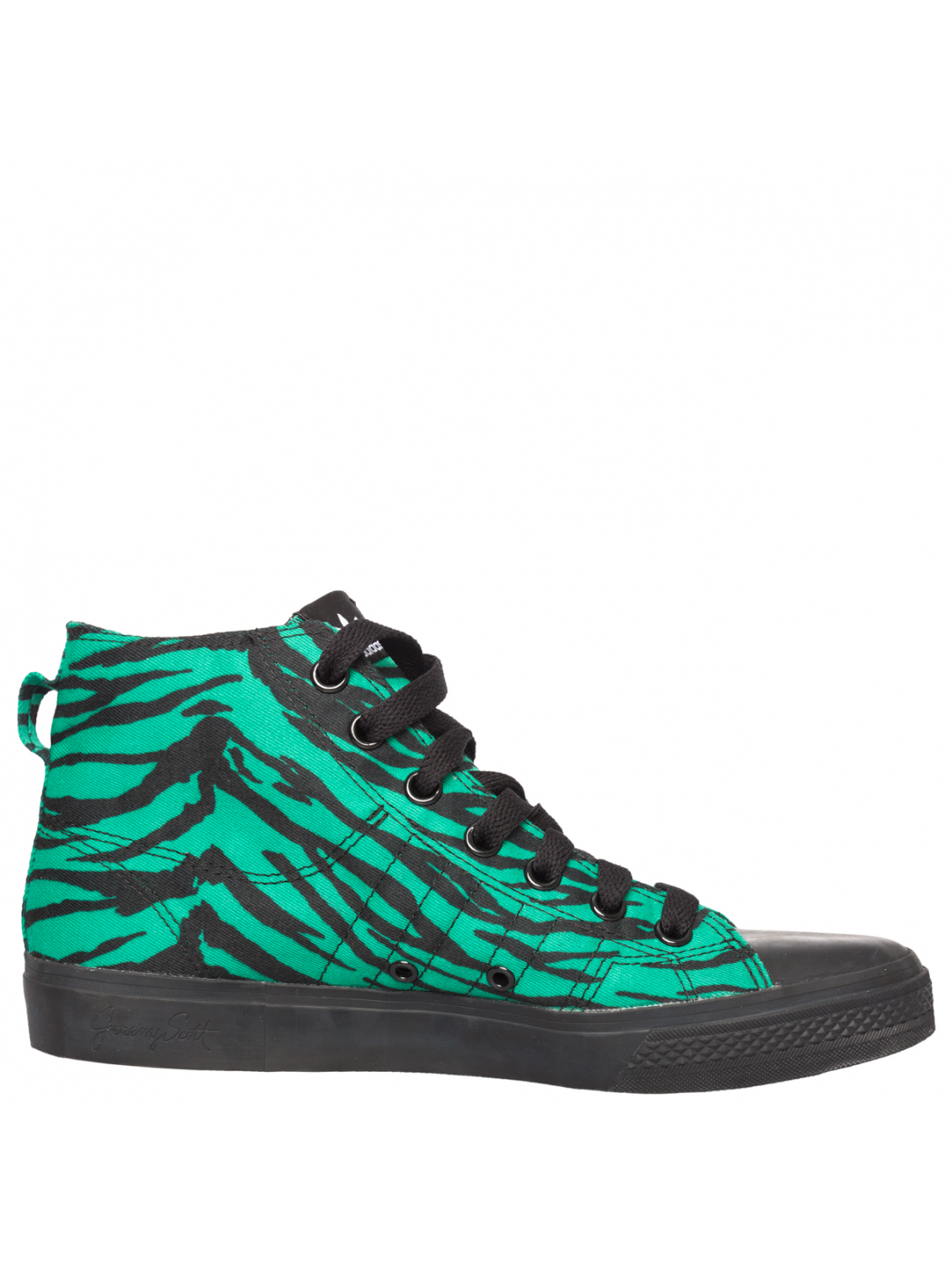 Jeremy Scott For Adidas Nizza Hi Printed Sneaker Green/Black in Green ...