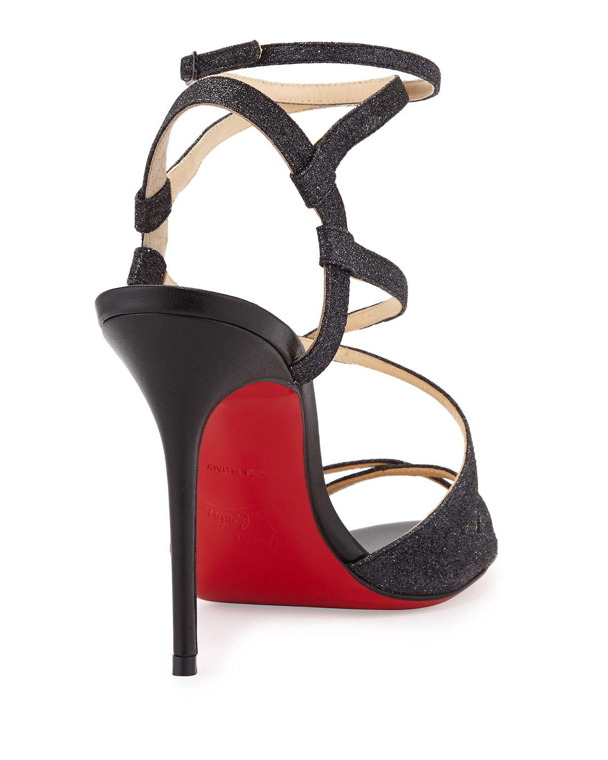 christian louboutin strappy heel