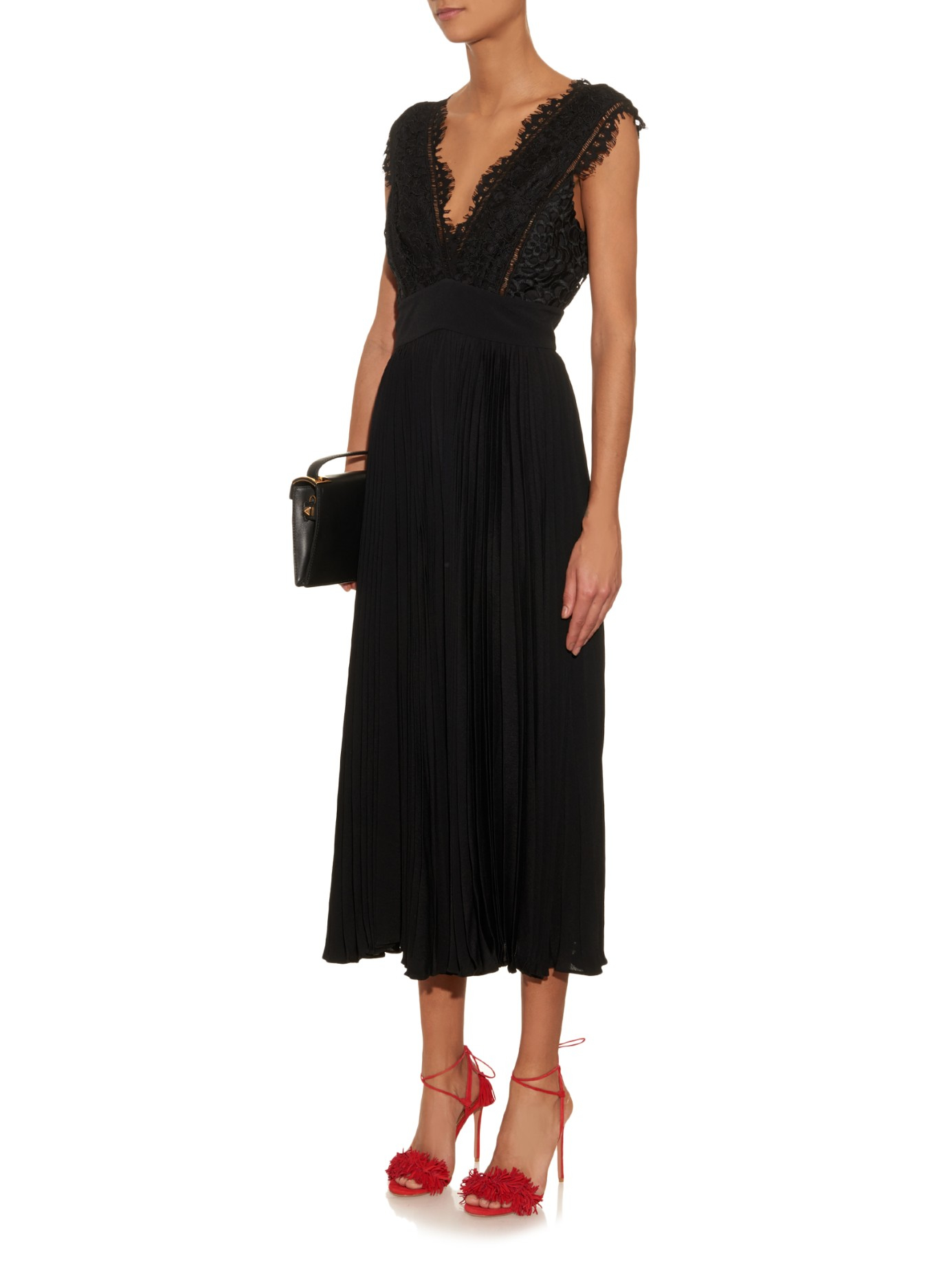 rebecca taylor v neck dress