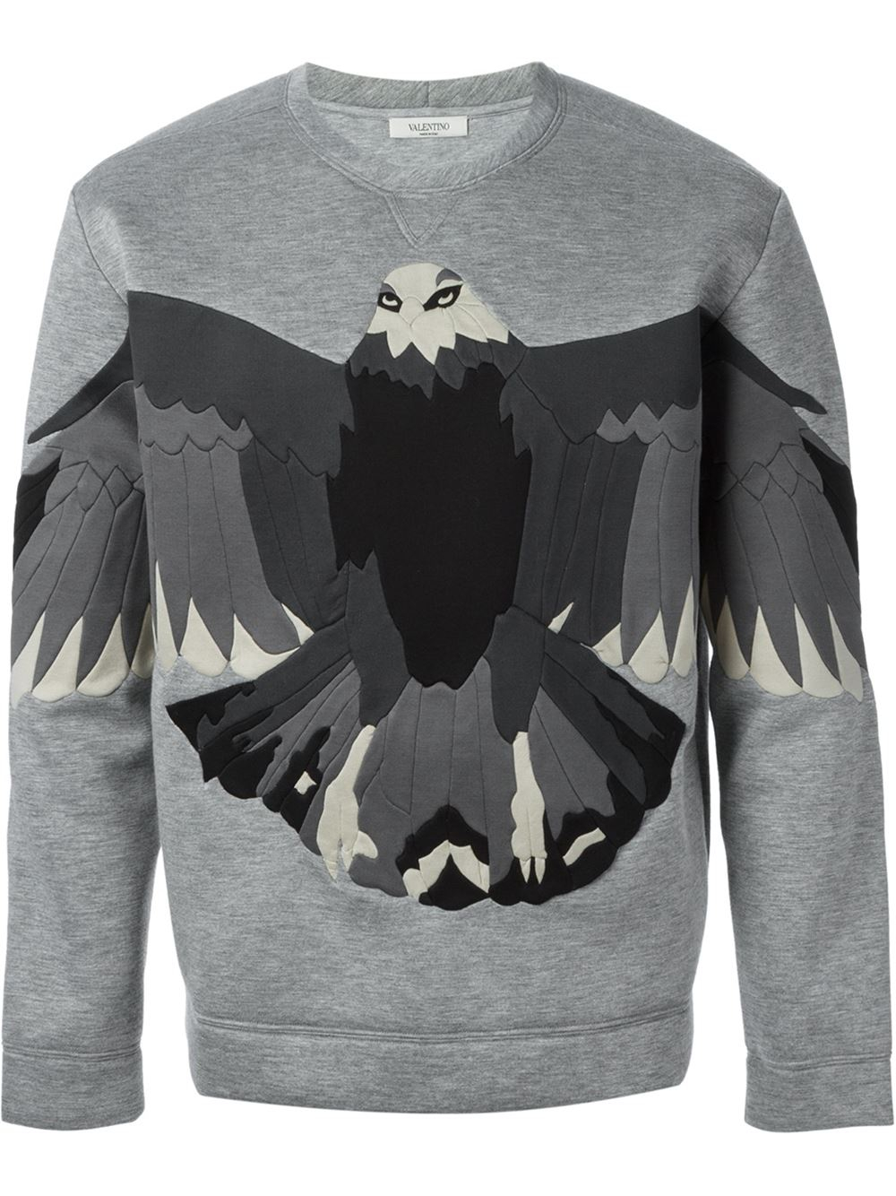 eagle print sweatshirt by valentino