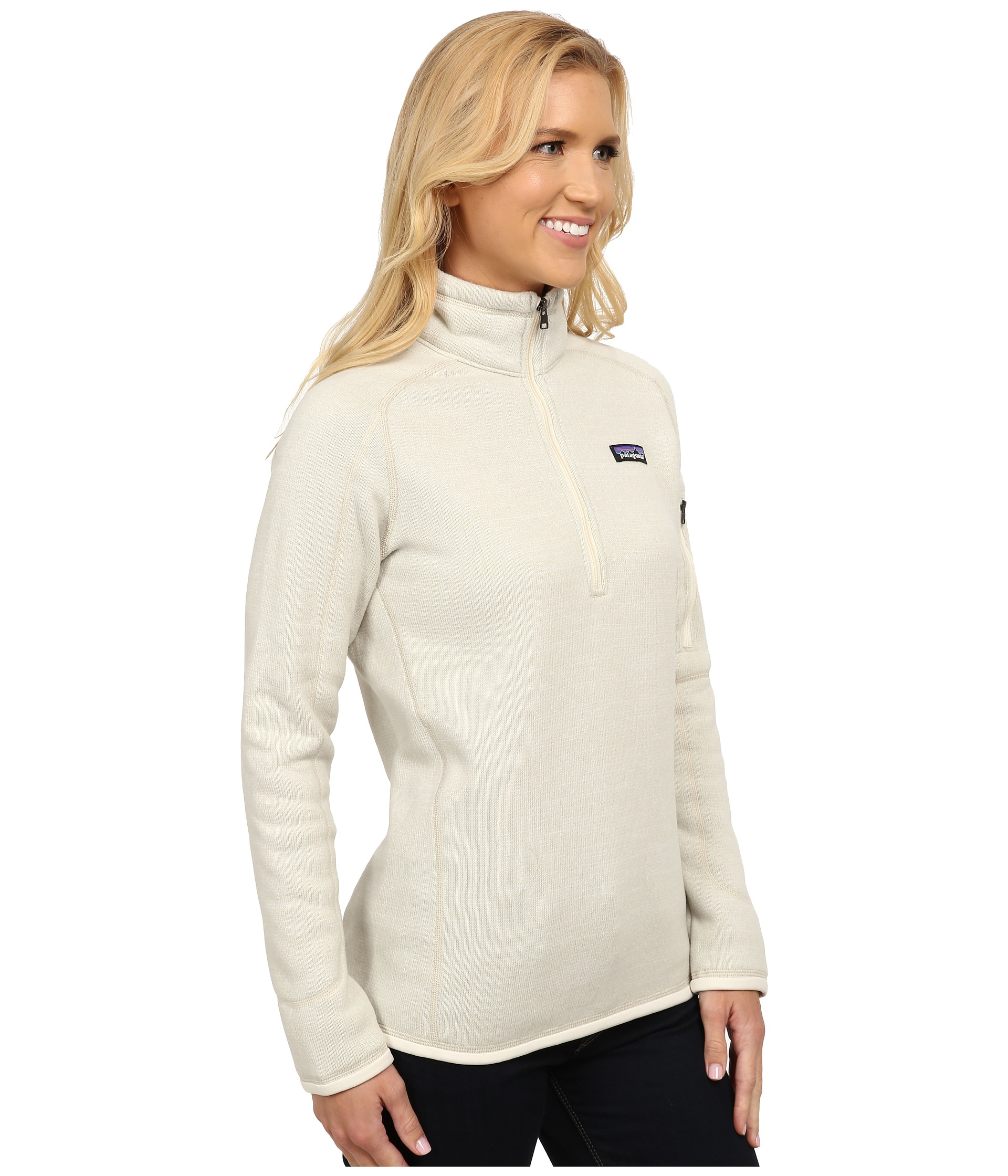 Lyst Patagonia Better Sweater 1/4 Zip in White