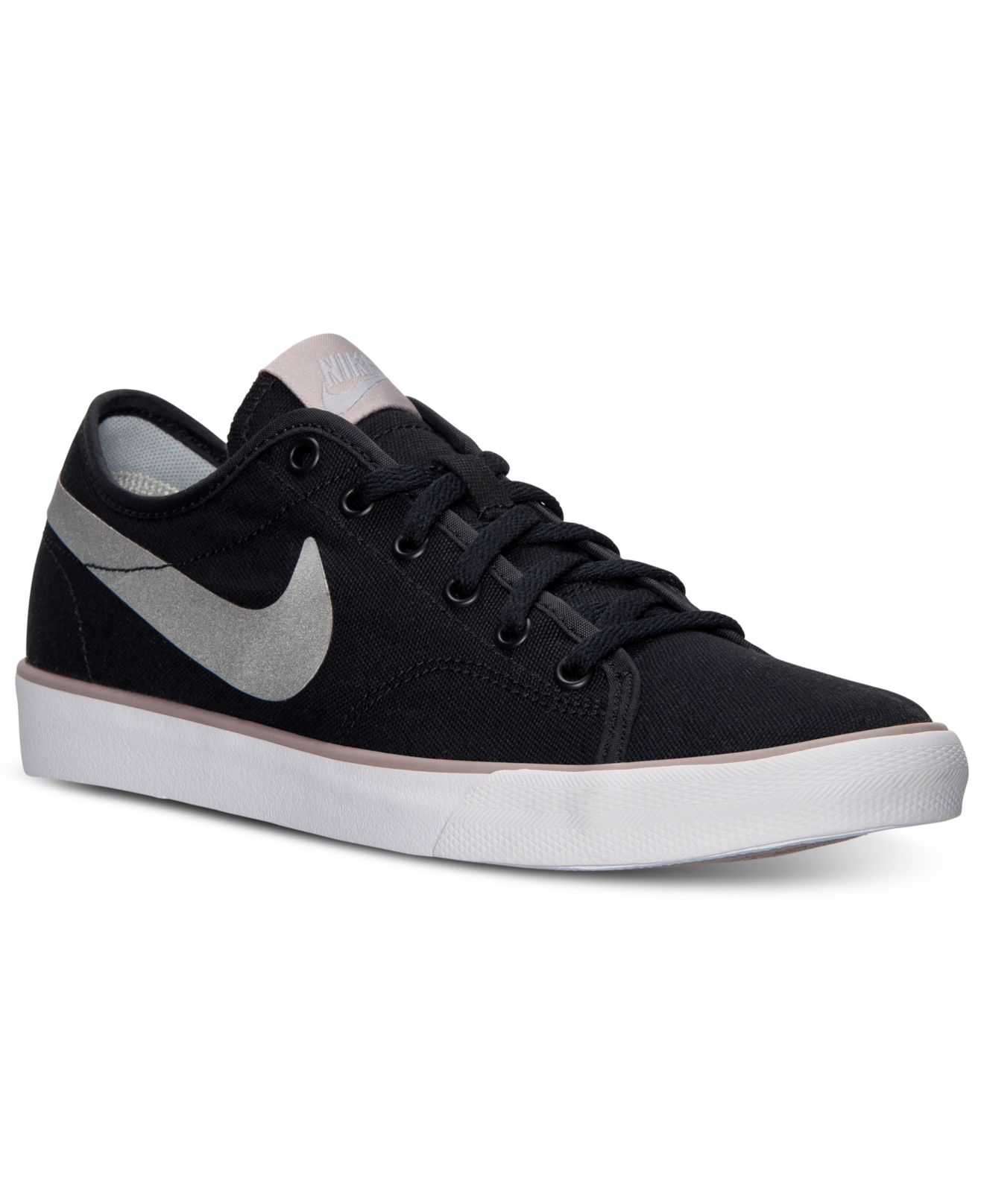 black canvas nikes