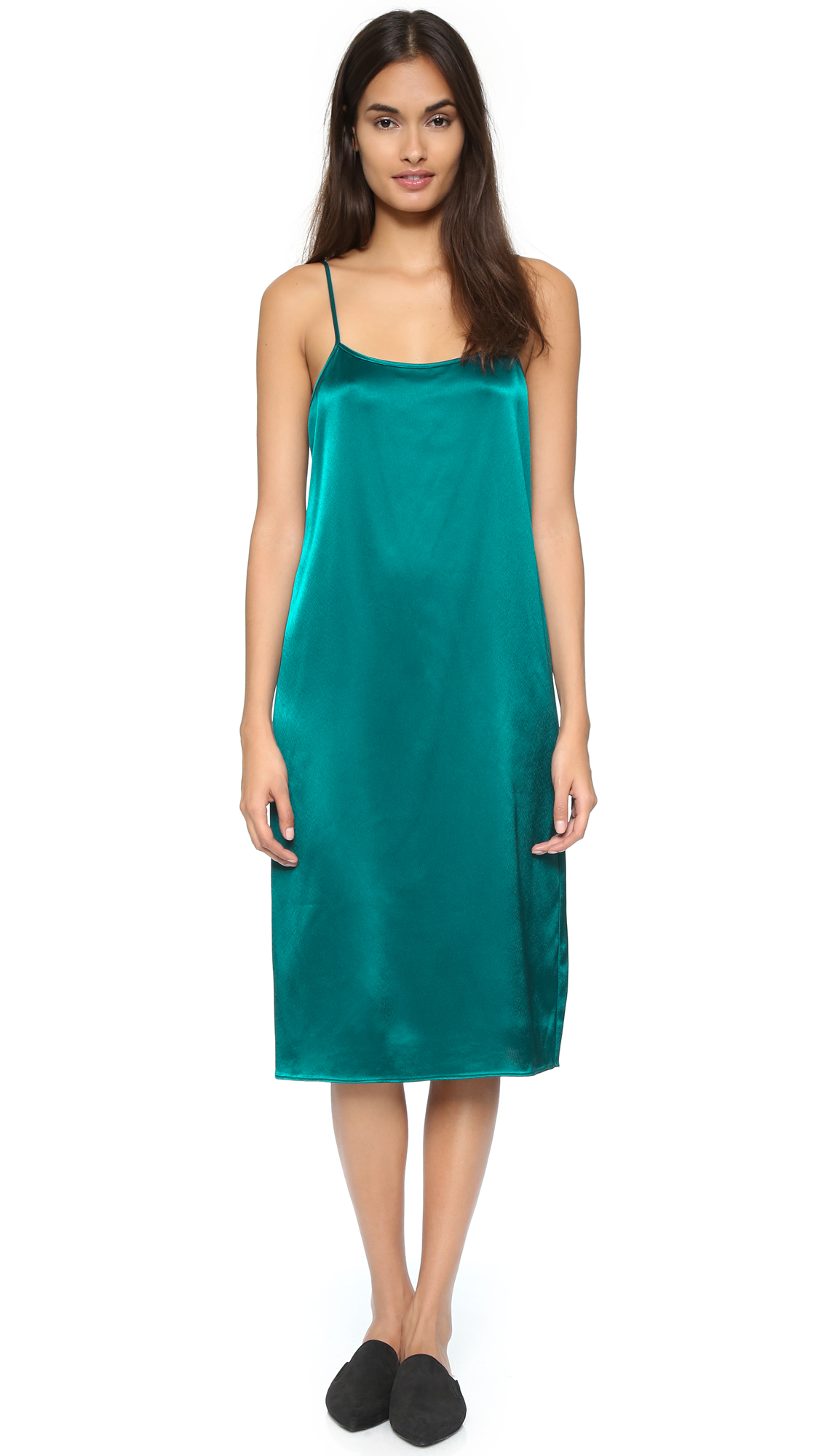emerald green slip