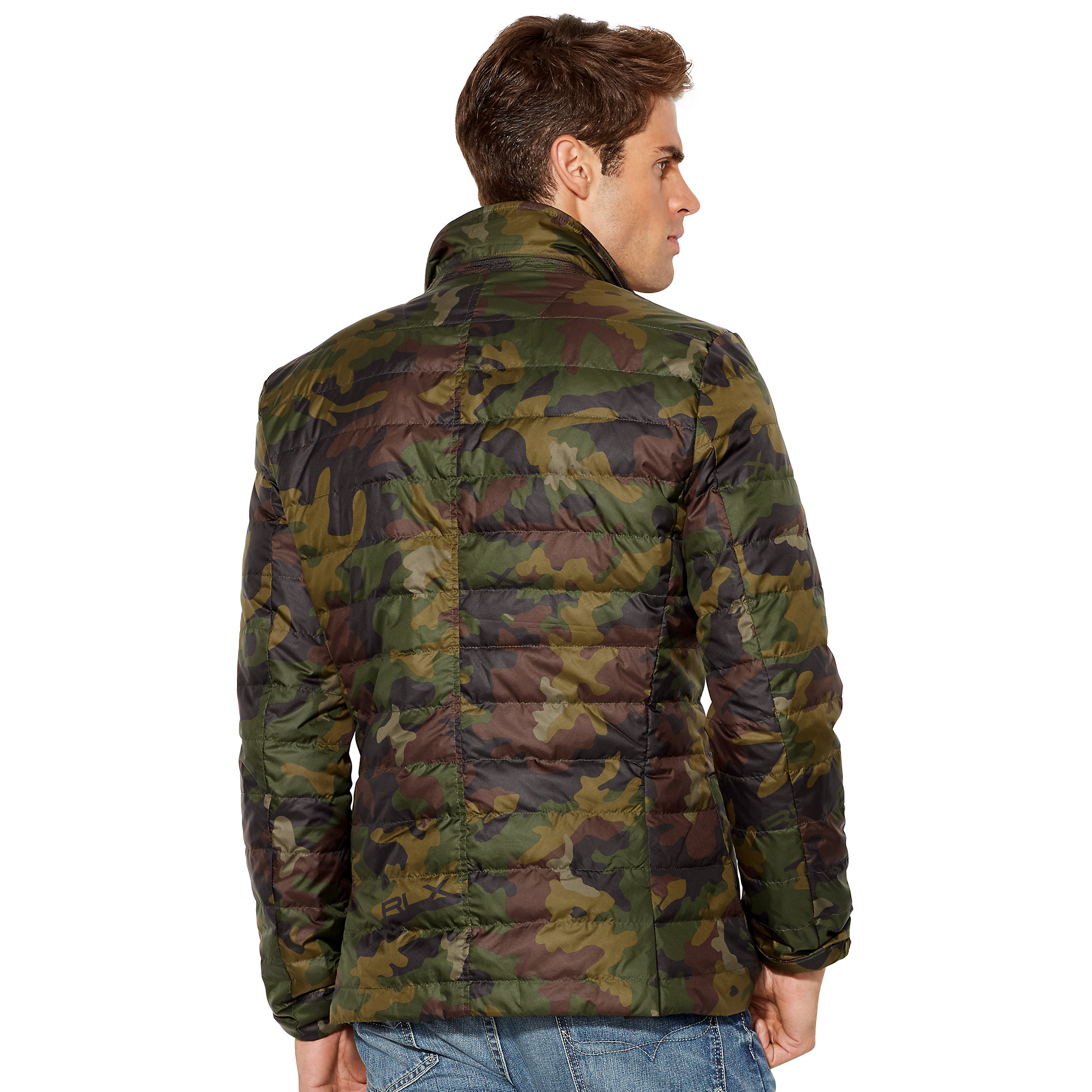 Lyst Rlx Ralph Lauren Camo Packable Down Sport Coat in Green for Men