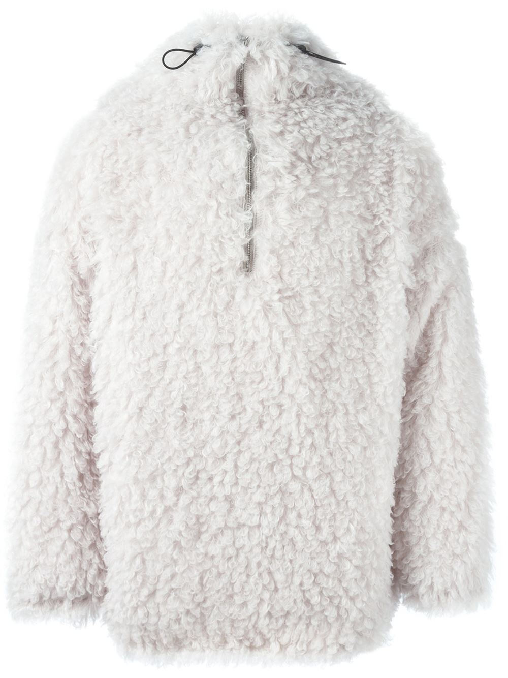 faux shearling sweater