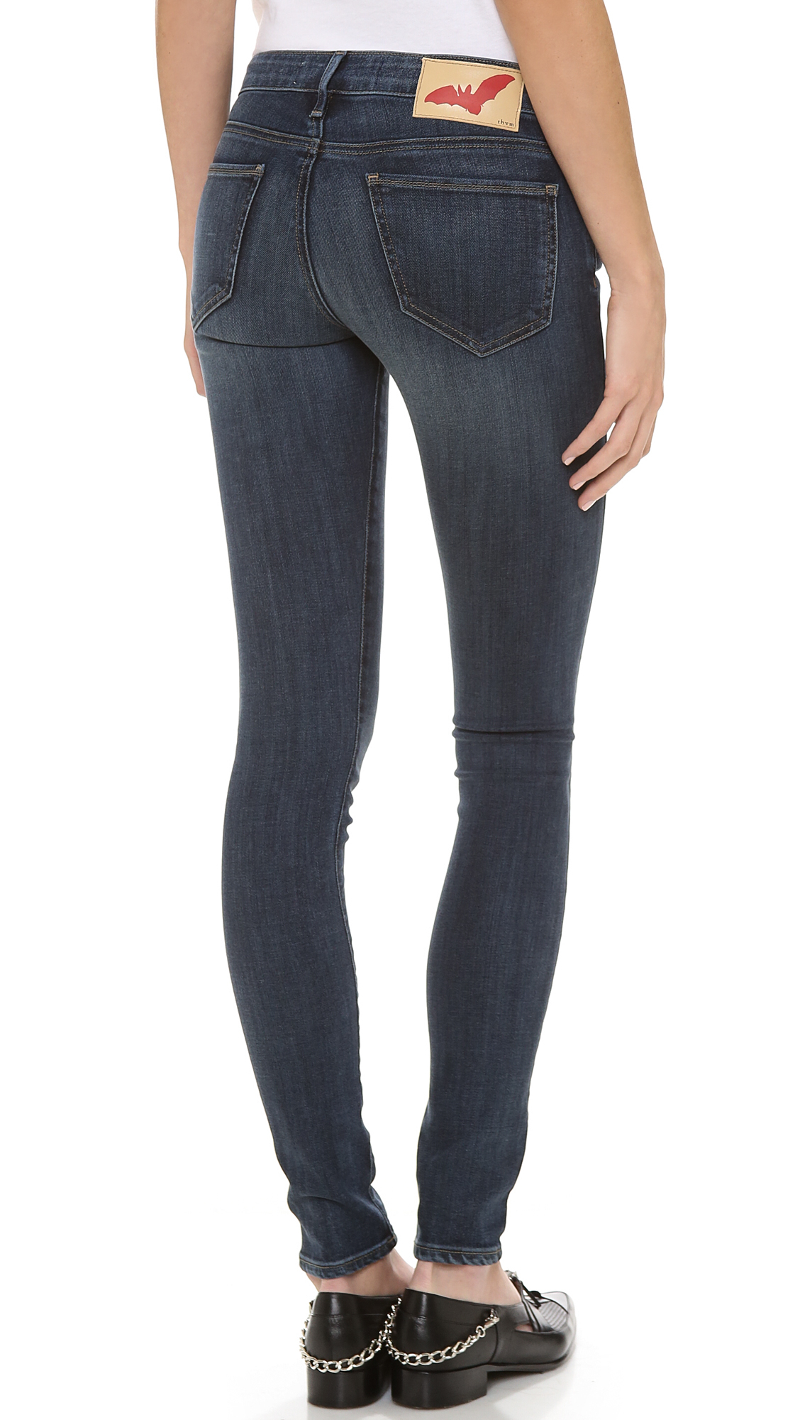 indigo behati drawstring satin mini