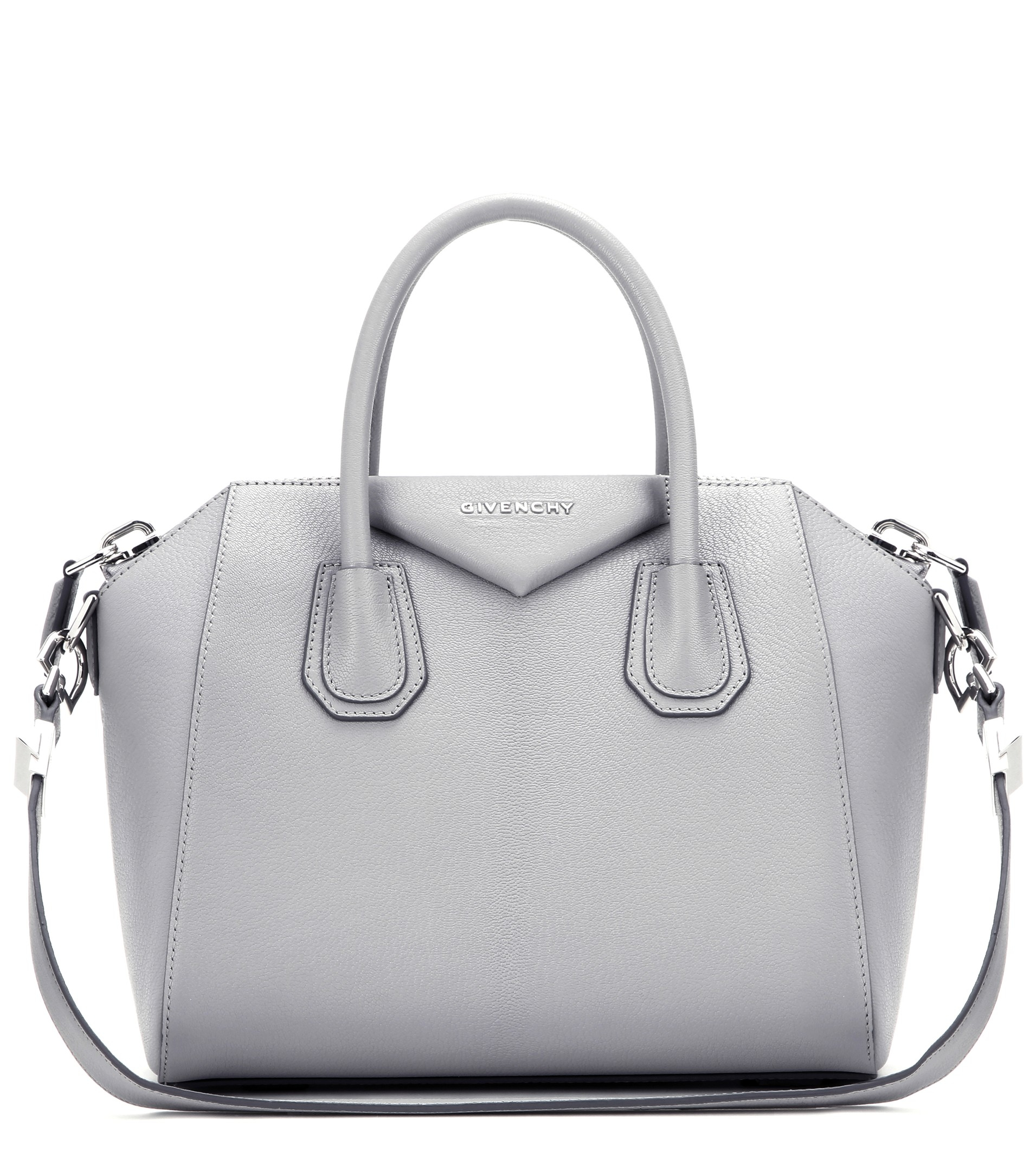 Givenchy Antigona Small Leather Tote in Gray | Lyst