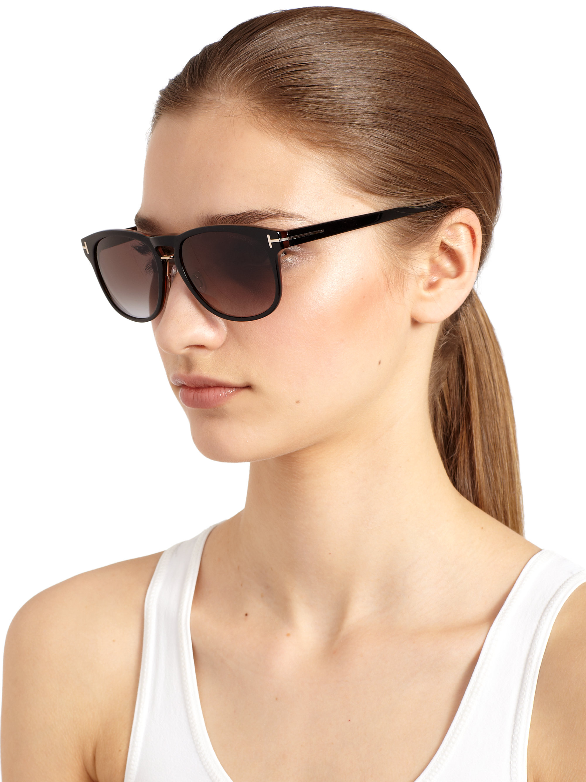 tom ford eyewear black plastic square sunglasses product 1 19805376 0 393136887 normal