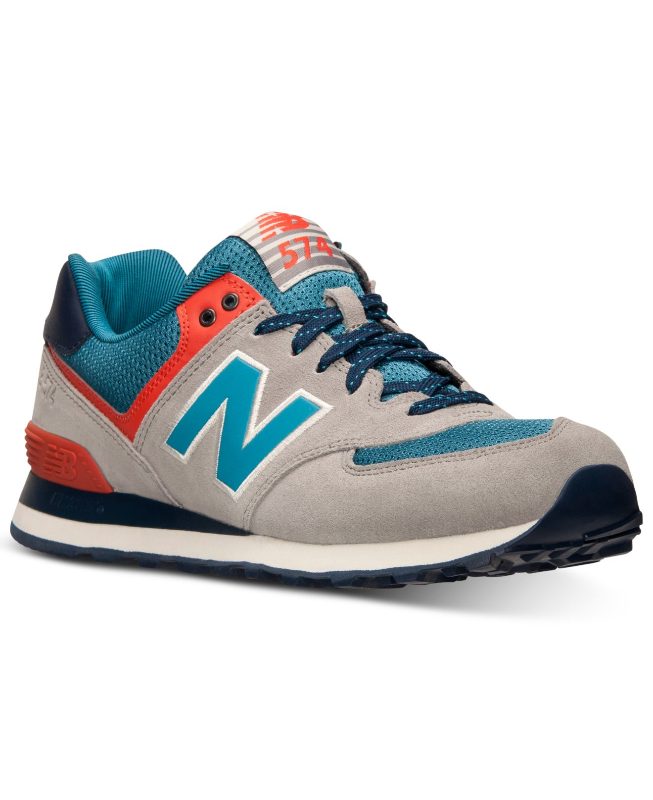 New Balance Men's 574 Out East Casual Sneakers From Finish Line in Gray ...