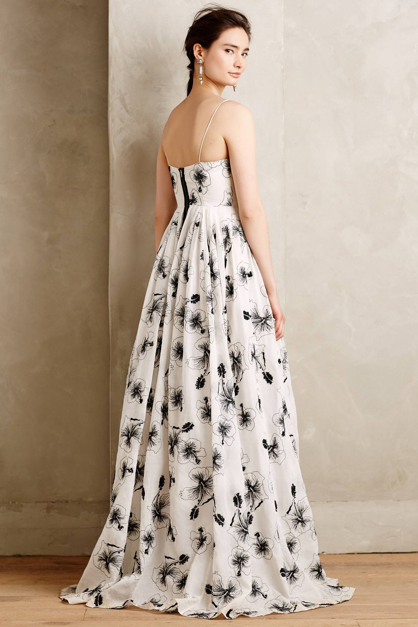 Anthropologie tracy reese black maxi dress Anthropologie tracy reese black maxi dress