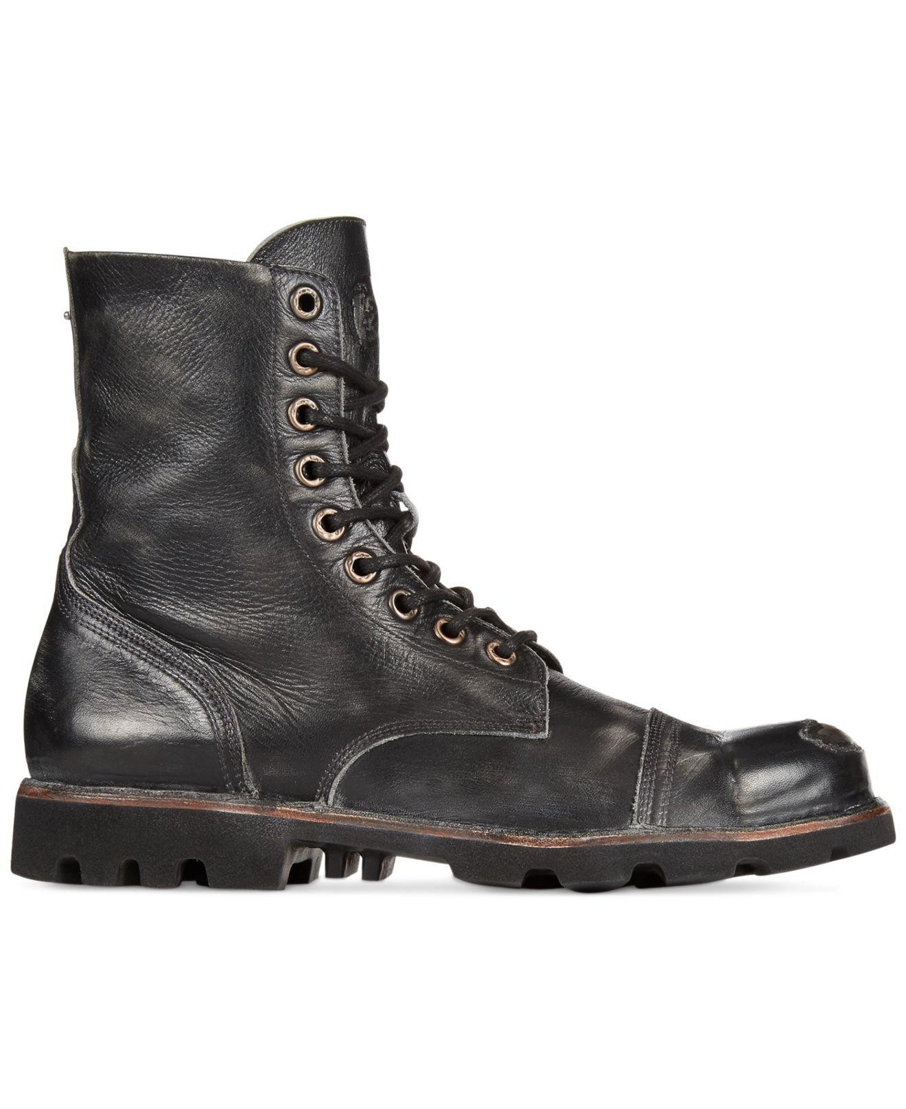 Lyst - Diesel Hardkor Steel Toe Boots in Black for Men