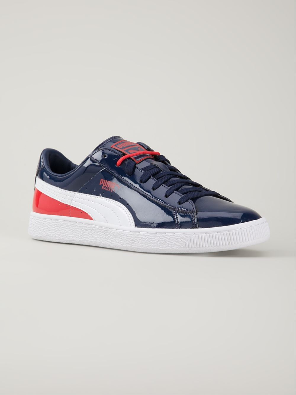 patent leather puma basket