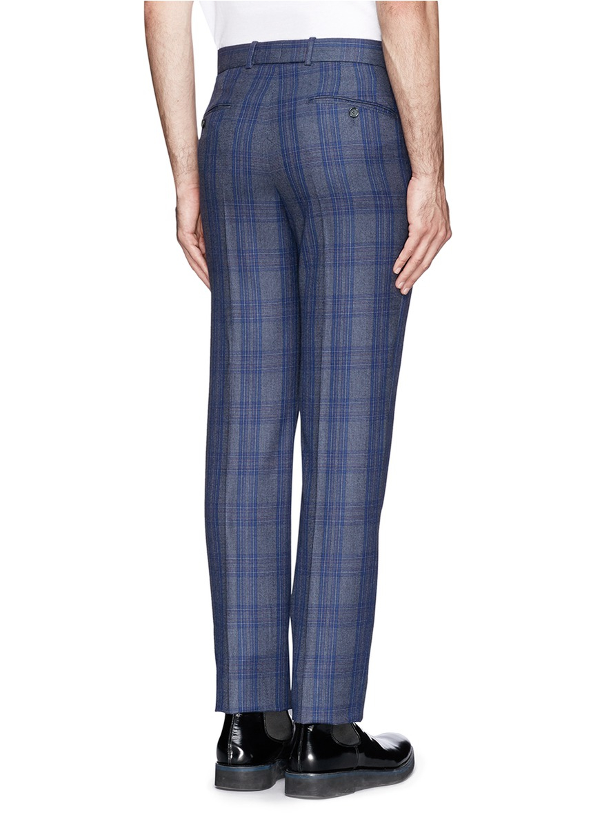 mens glen plaid pants