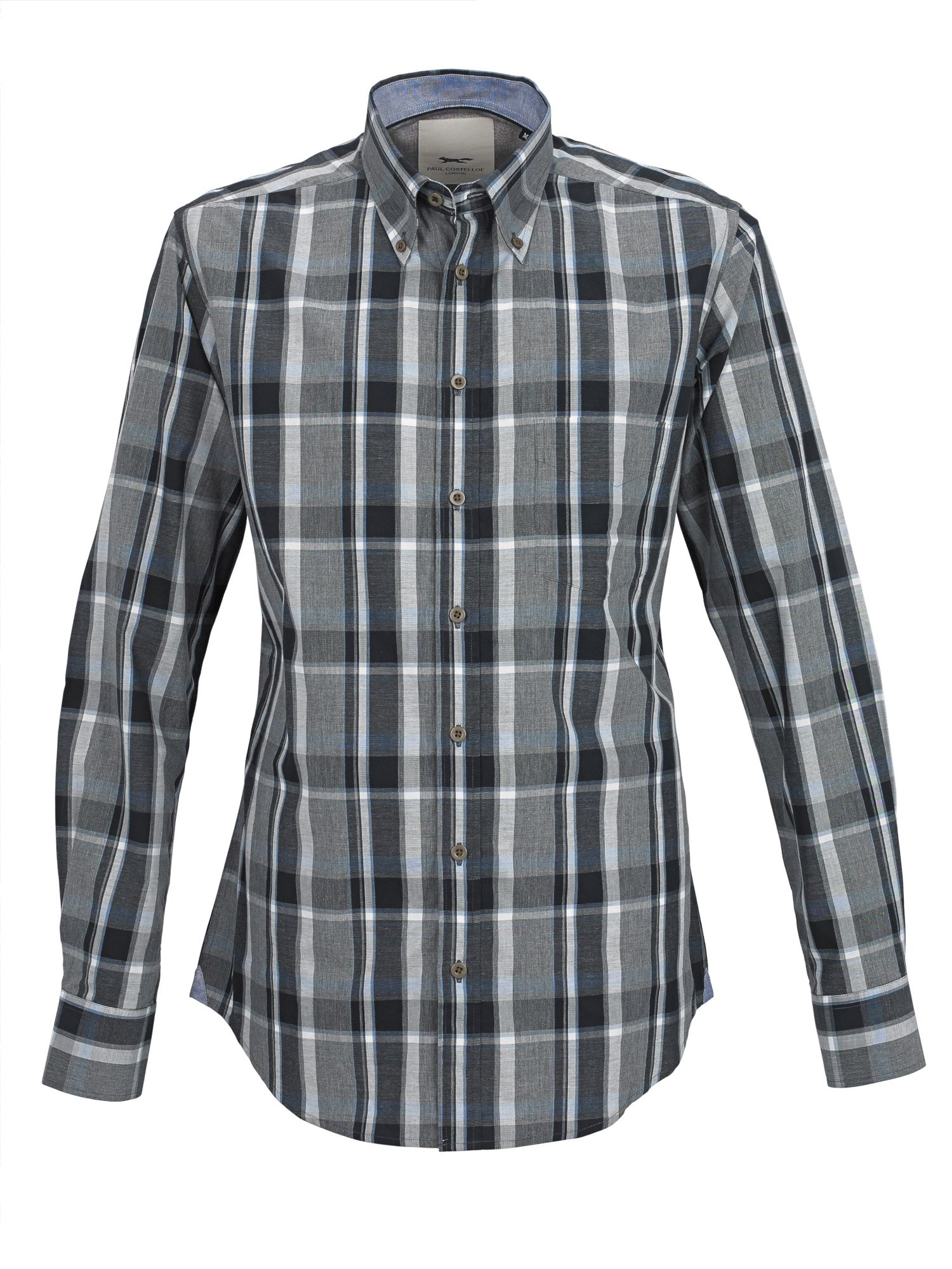 black check over shirt