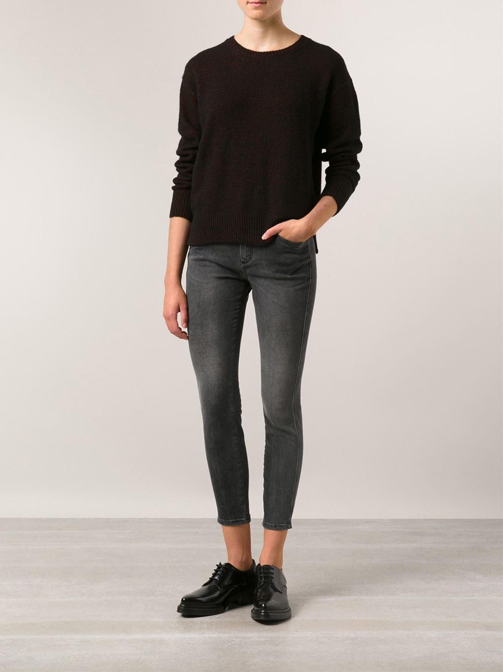 Closed Skinny Pusher Jeans in Black | Lyst