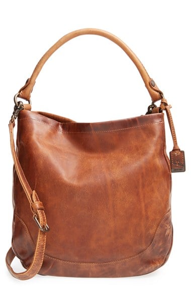 Frye Melissa Washed Leather Hobo in Natural | Lyst