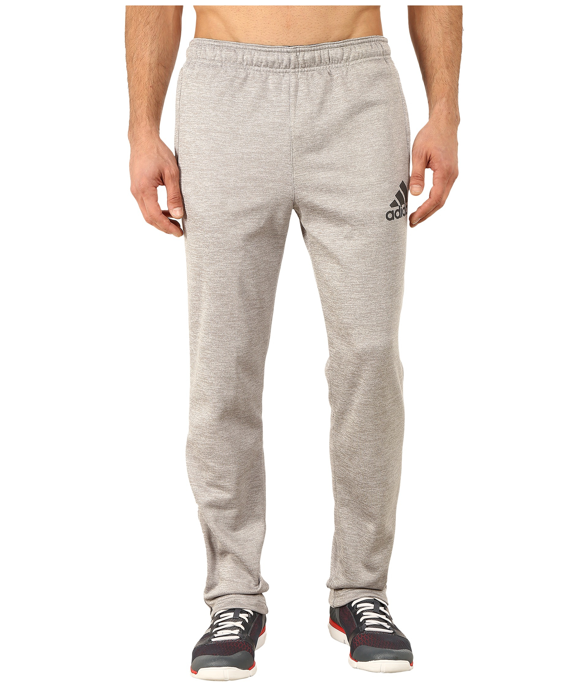 mens grey tapered joggers